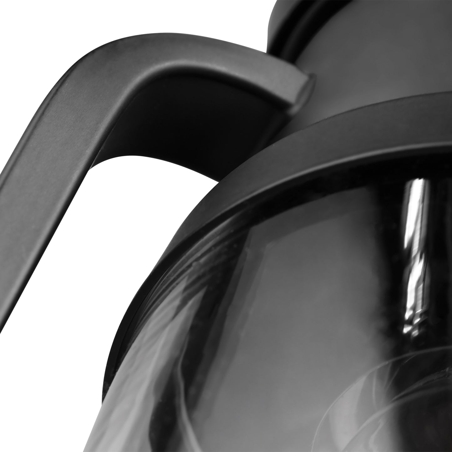 Everett - 1 Light 7" Mini Pendant - Matte Black with Clear Glass