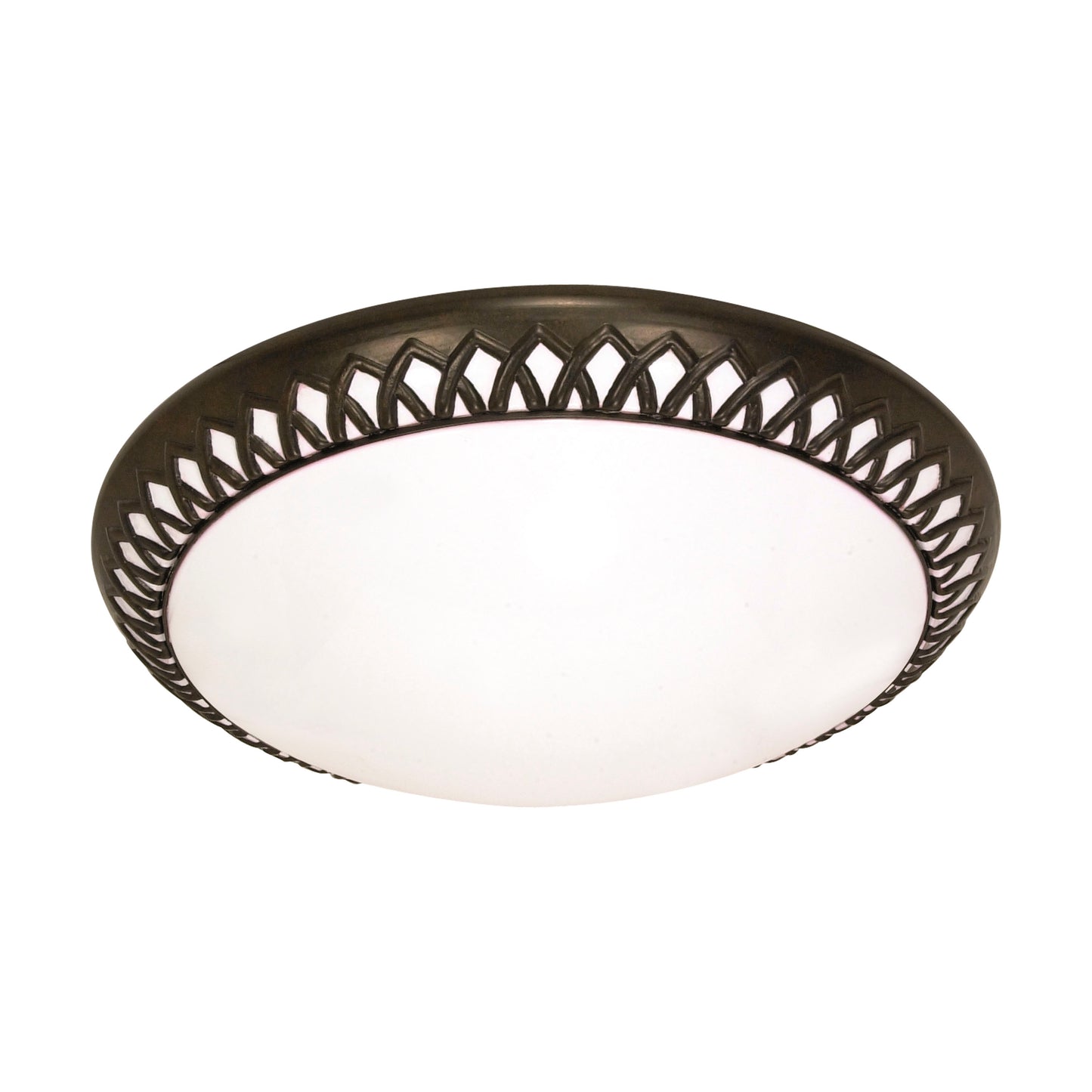Rustica - 3 Light CFL - 17" - Flush Mount - (3) 18w GU24 / Lamps Included