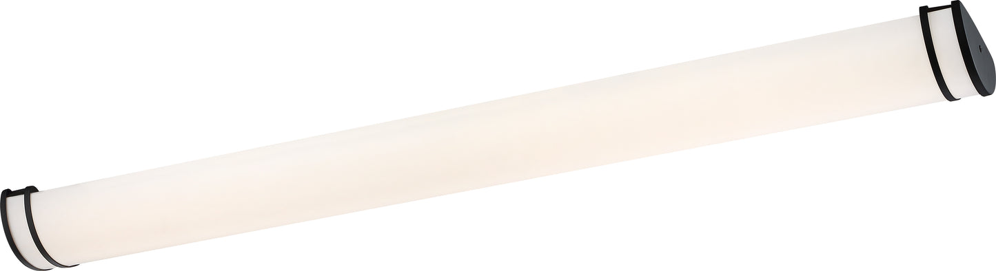 Glamour LED - 49"- Vanity with White Acrylic Lens - Black Finish