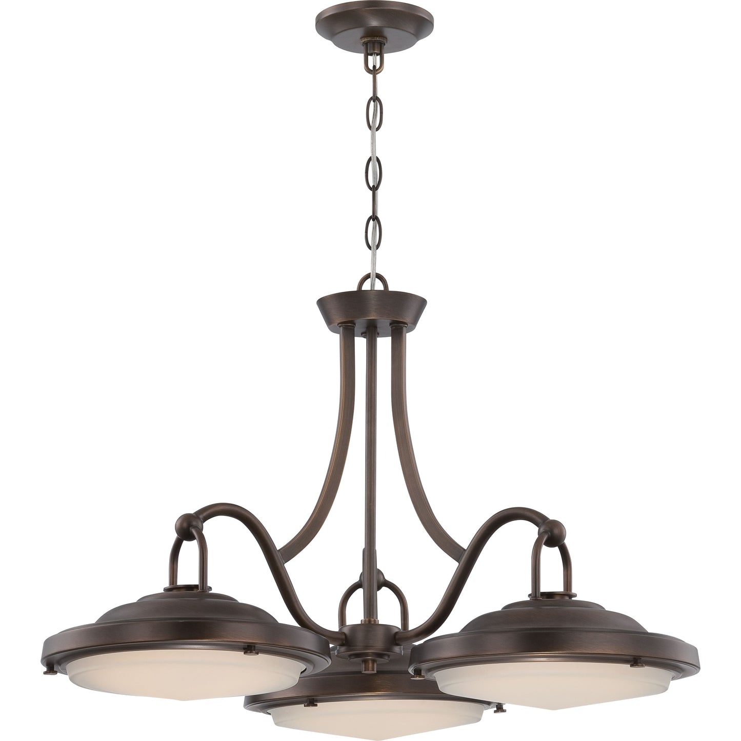 Sawyer - LED Dinette Fixture in Antiqued Brass