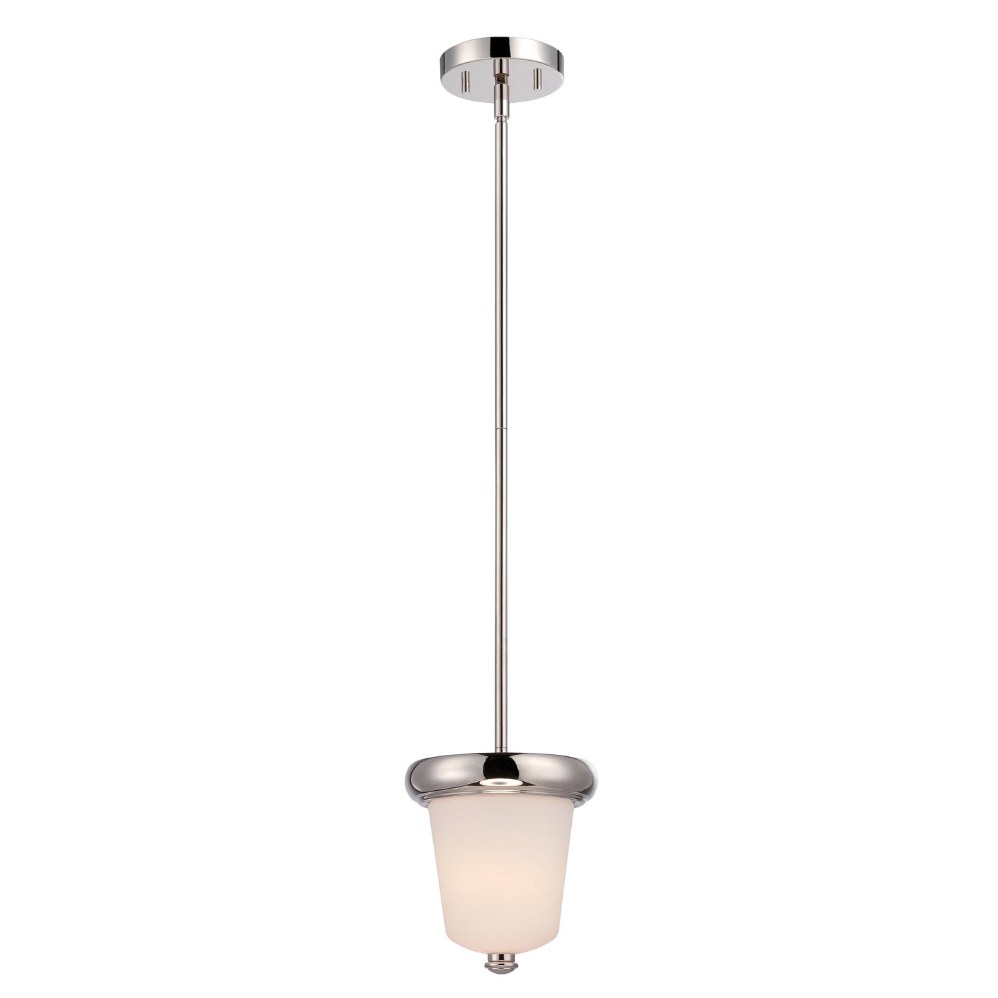 Dylan - 1 Light Mini Pendant with Etched Opal Glass - LED Omni Included