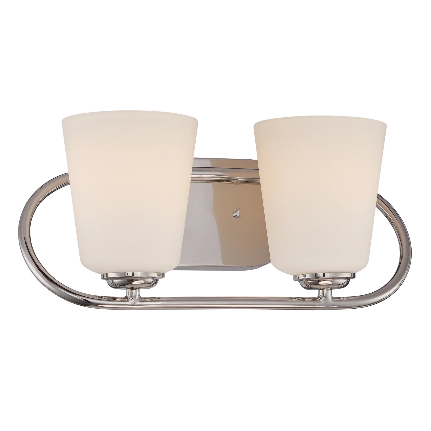 Dylan - 2 Light Vanity Fixture with Satin White Glass - LED Omni Included