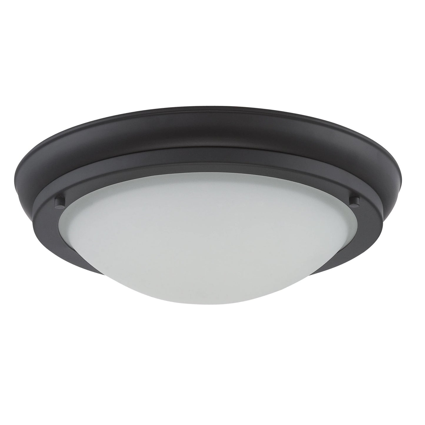 Poke - Large LED Flush Fixture with Satin White Glass