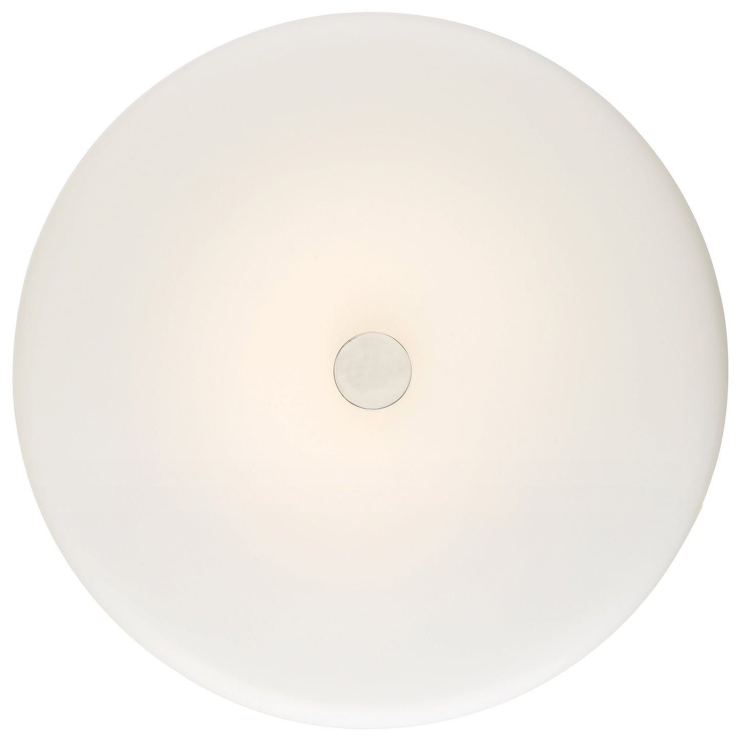 LED 20W - Flush with Frosted Glass - Polished Nickel Finish- 120-277V