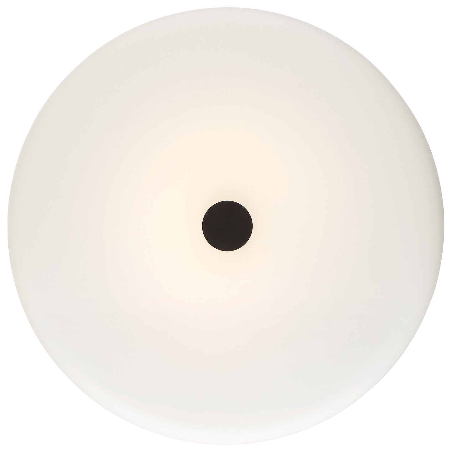 LED 20W - Large Flush with Frosted Glass- Aged Bronze Finish - 120-277V - 120-277V