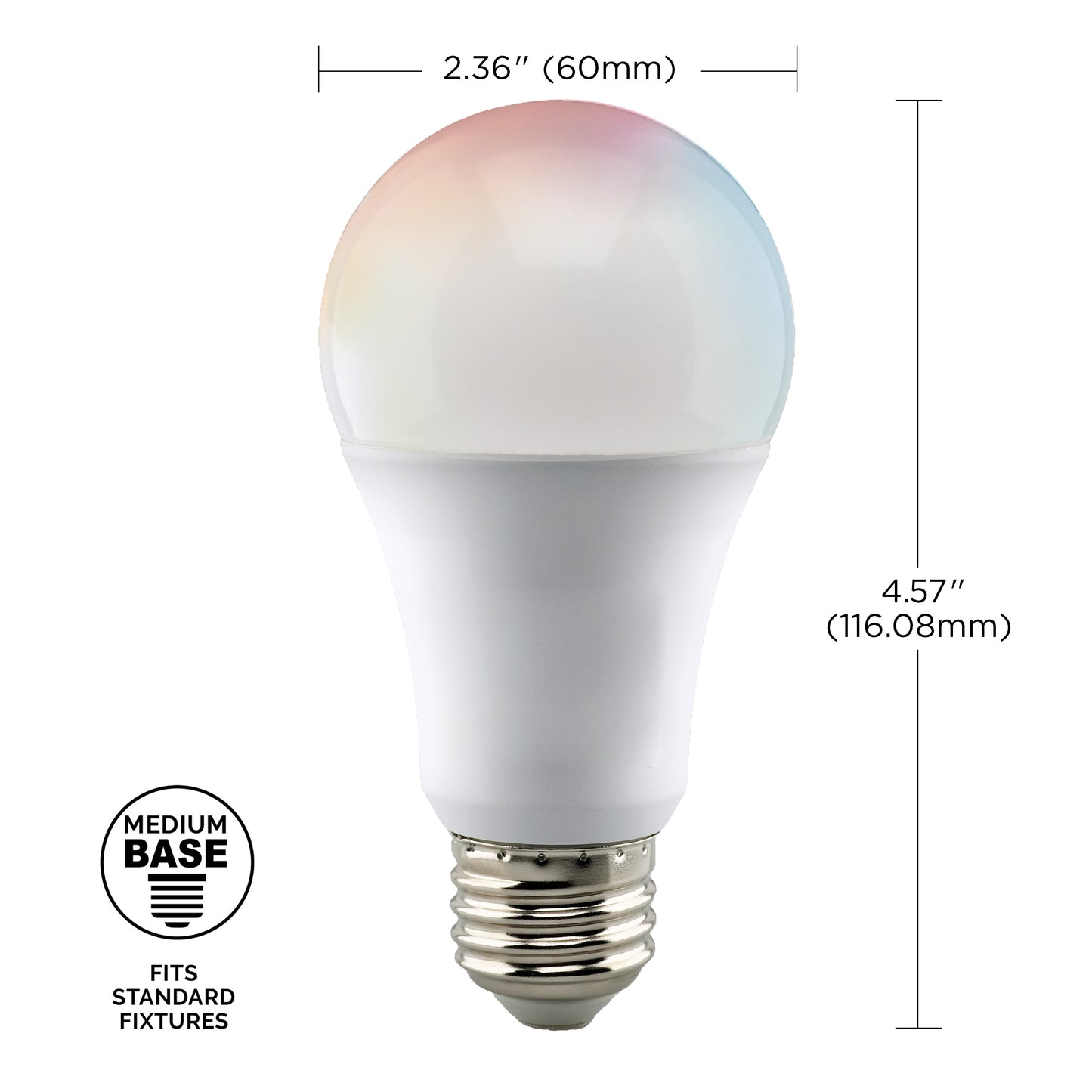 10 Watt; A19 LED; RGB & Tunable White; Starfish IOT; 120 Volt; 800 Lumens