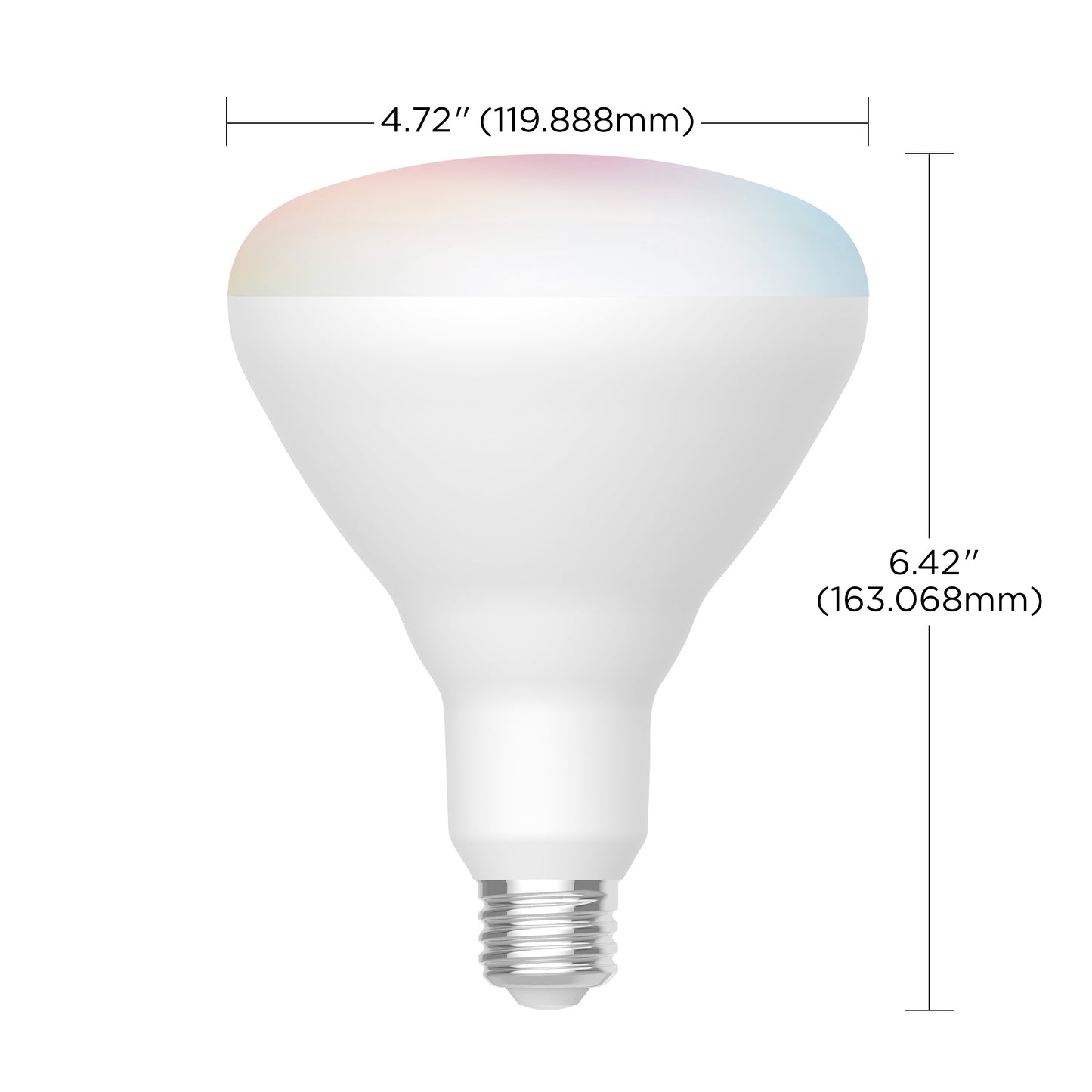 12 Watt; BR40 LED; RGB & Tunable White; Starfish IOT; Medium Base; 120 Volt
