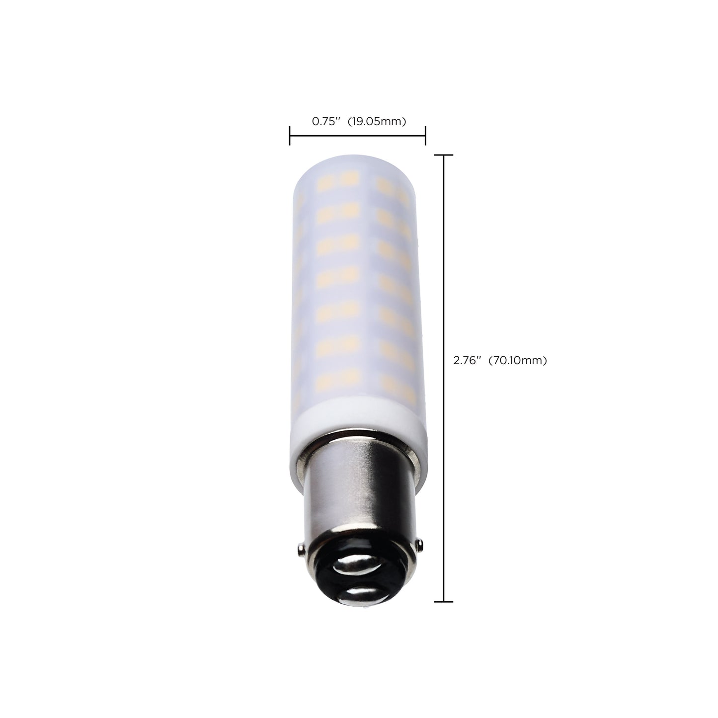 6.5 Watt T6 LED; Frost Finish; DC Base; 5000K; 120 Volt