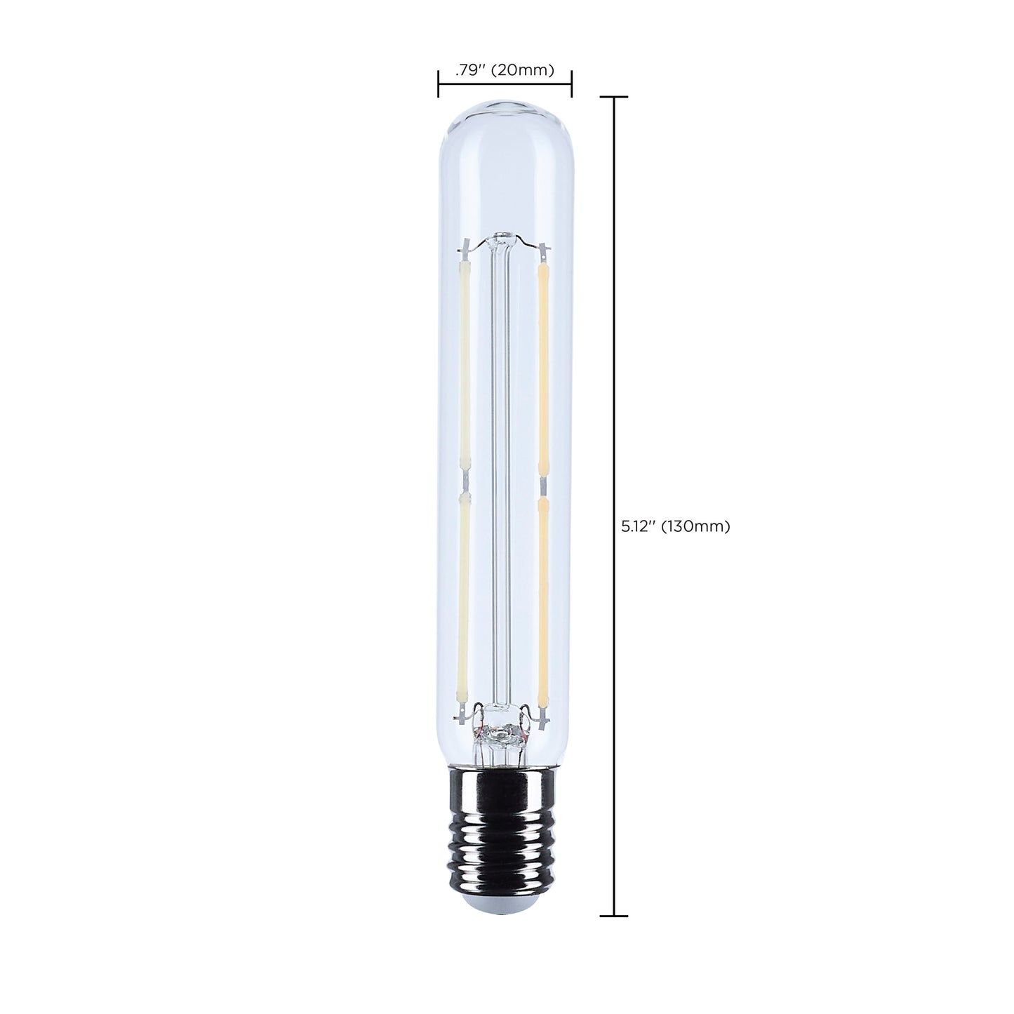 4 Watt T6.5 LED; Intermediate Base; Clear; 5000K CCT; 120 Volt