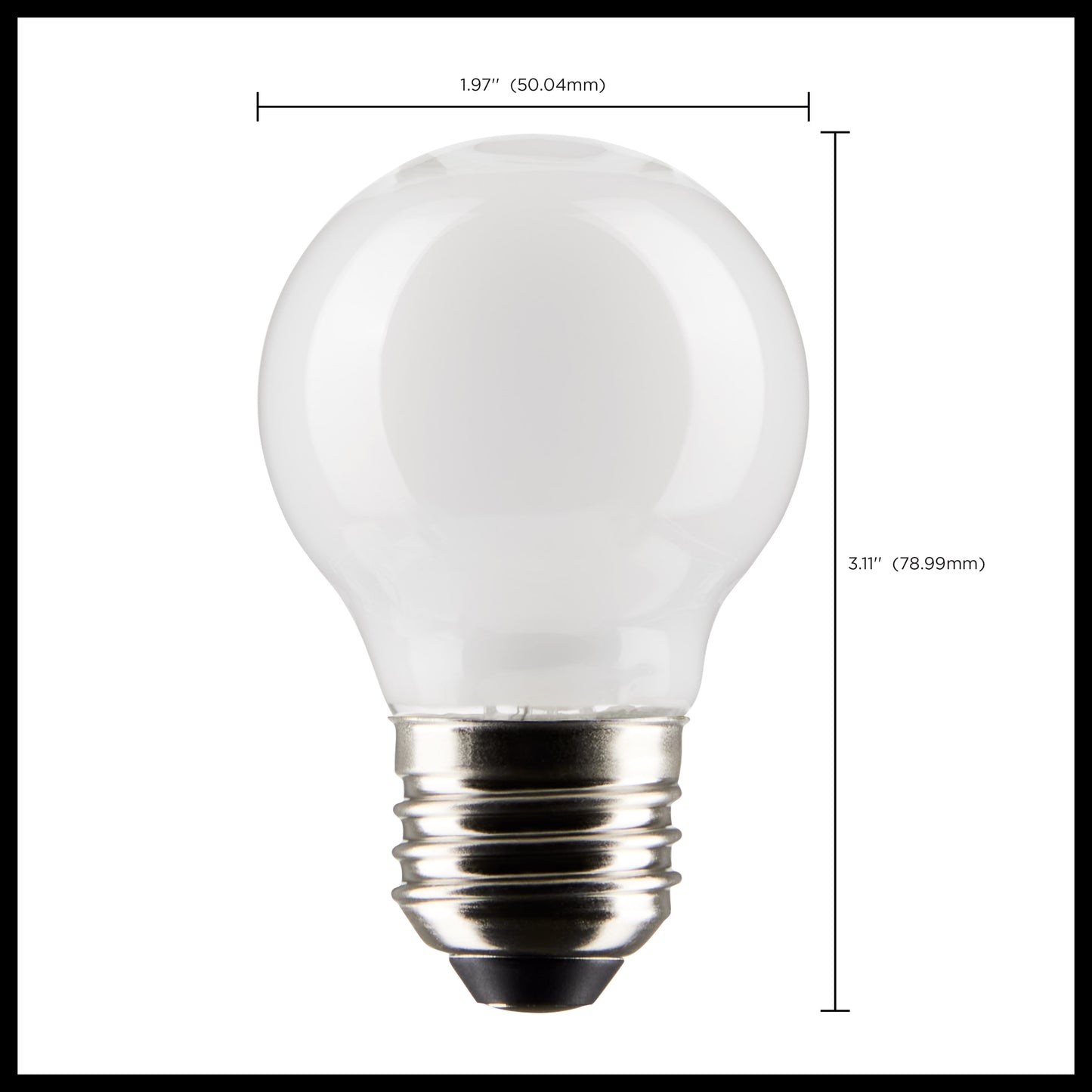4.5 Watt G16.5 LED Filament; White; Medium base; 90 CRI; 4000K; 120 Volt