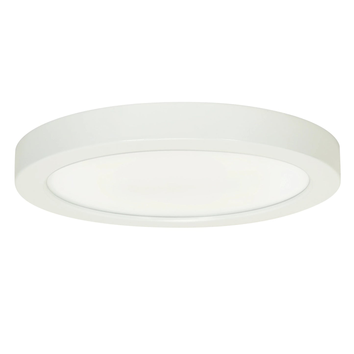 Blink - 18.5W- 9" Surface Mount LED - 3000K- Round Shape - White Finish - 120V - 0-10V Dimming