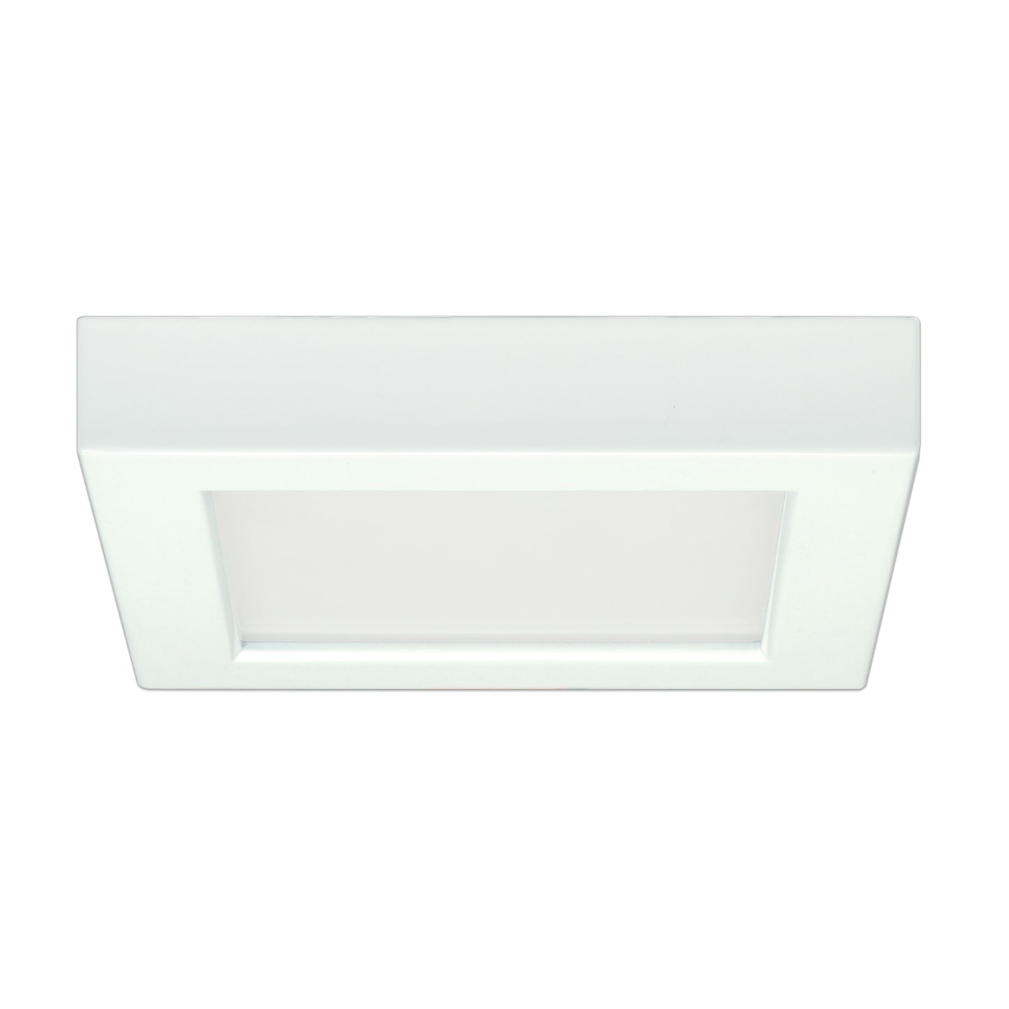 Blink - 10.5W- 5.5" Surface Mount LED - 3000K- Square Shape - White Finish - 120V