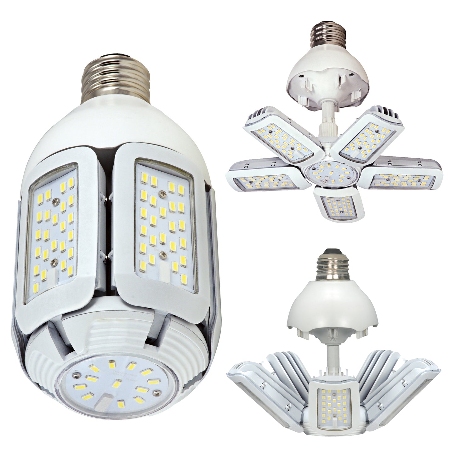 40 Watt LED HID Replacement; 2700K; Mogul extended base; Adjustable beam angle; Type B Ballast Bypass;100-277 Volt