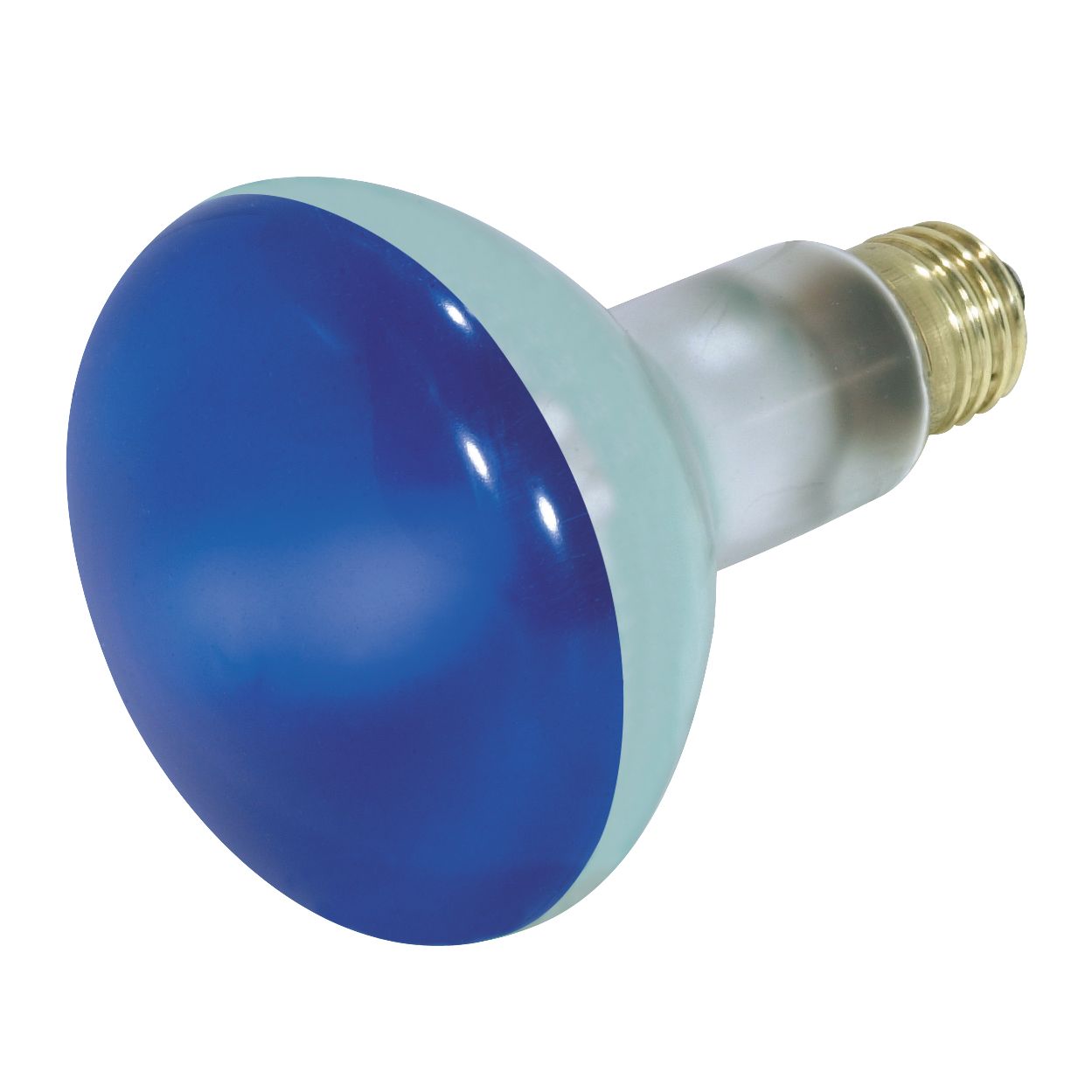 75 Watt BR30 Incandescent; Blue; 2000 Average rated hours; Medium base; 130 Volt
