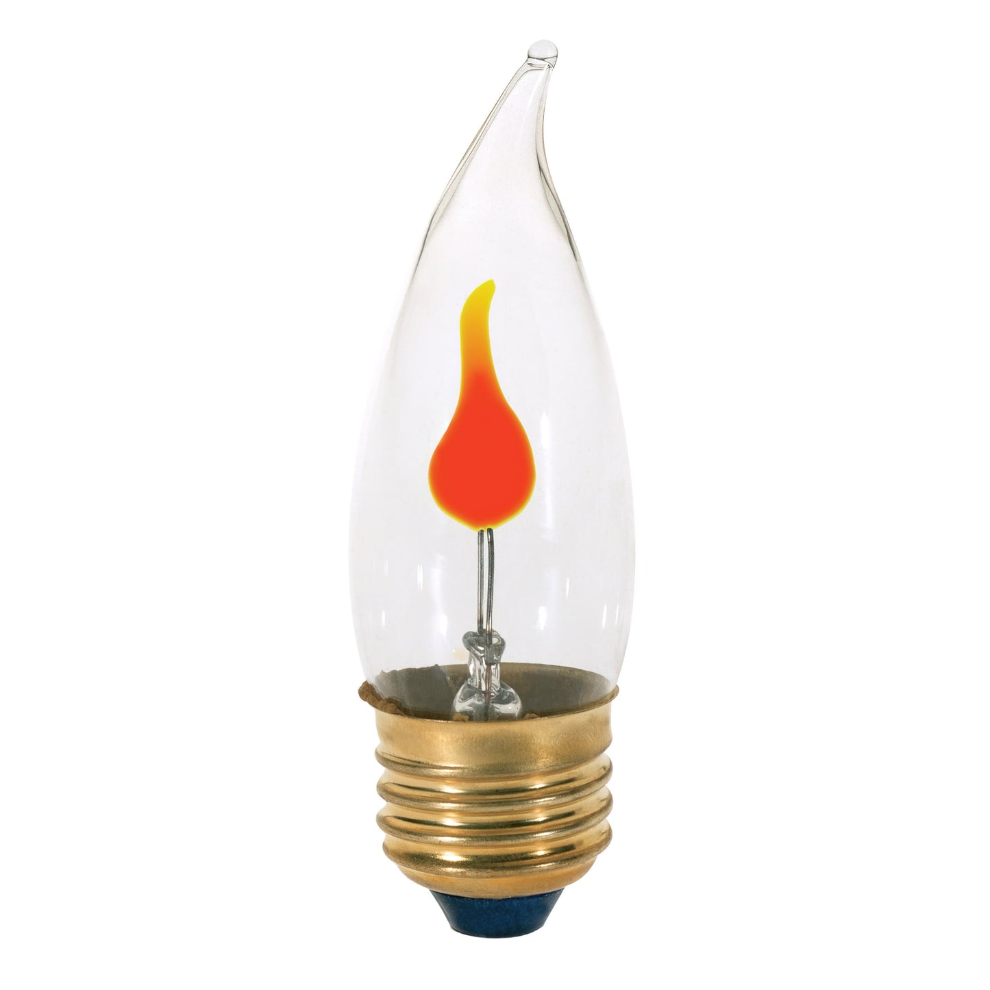 3 Watt CA10 Incandescent; Clear; 1000 Average rated hours; Medium base; 120 Volt