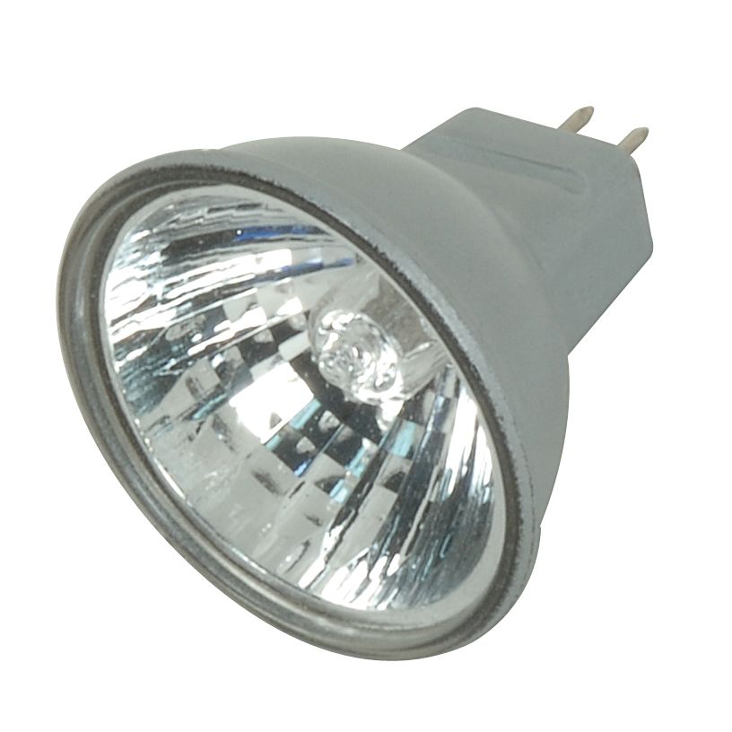 20 Watt; Halogen; MR11; FTD; 3000 Average rated hours; Bi Pin GZ4 base; 12 Volt
