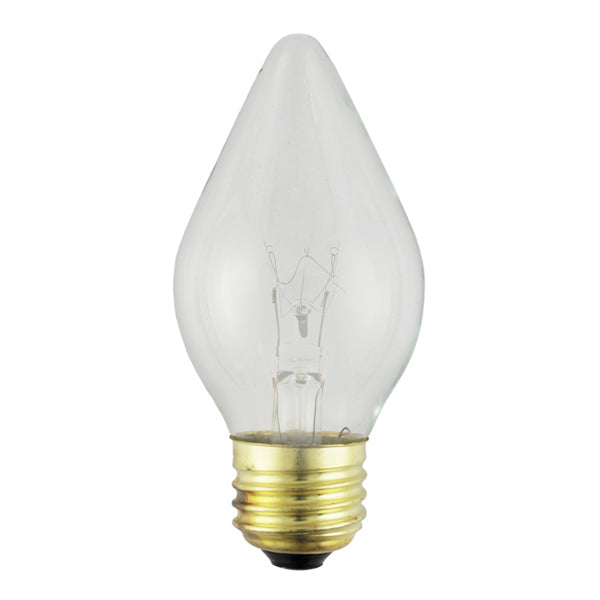 60 Watt C15 Incandescent; Clear; 6000 Average rated hours; Medium base; 240 Volt; Shatter Proof