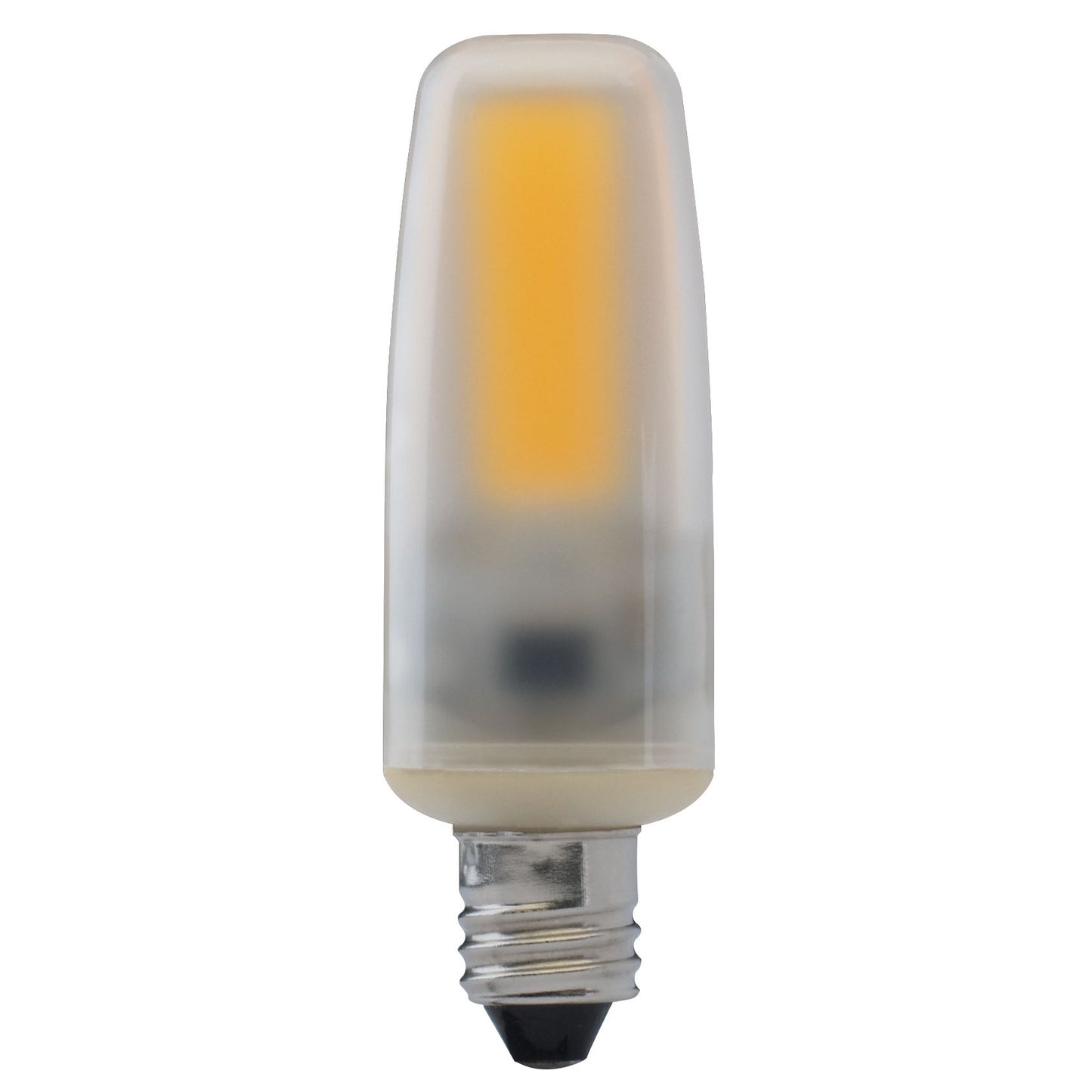 4 Watt; LED; 5000K; Frost; Mini Candelabra base; 120 Volt