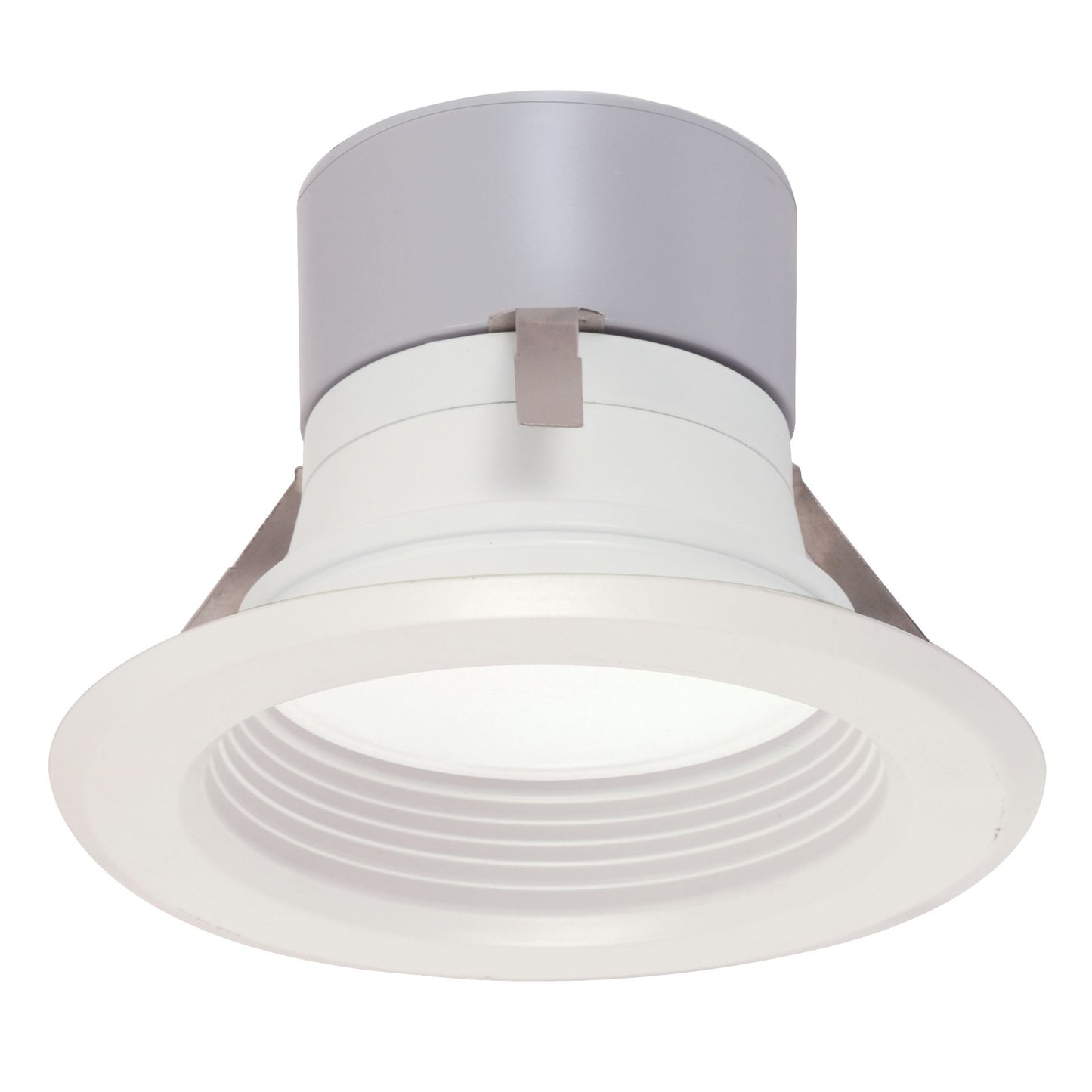 8.5W LED Downlight Retrofit; 4" Baffle; 3000K; Medium base; 120 volts; Dimmable