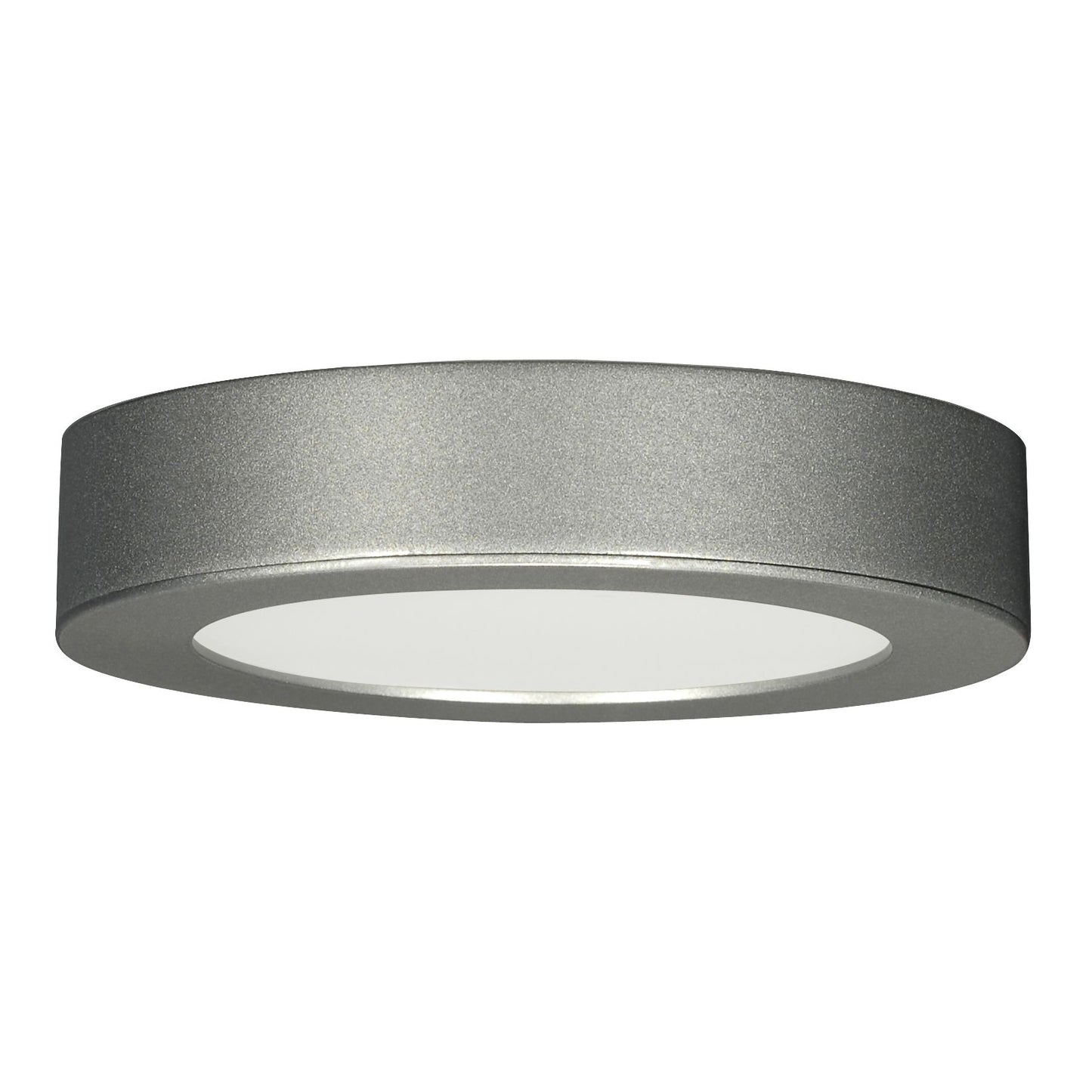 13.5W; 7" Flush Mount LED Fixture; 3000K; Deep Dish; Satin Nickel; 120 volts