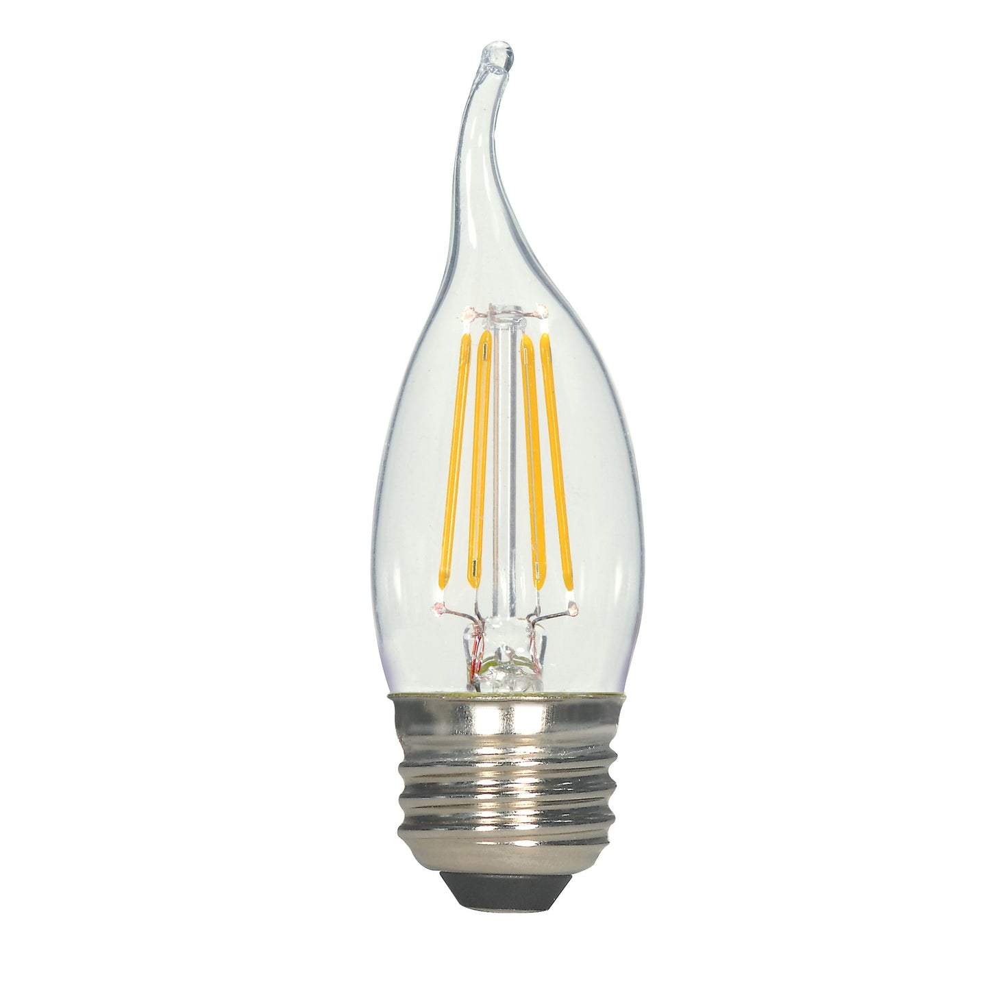 Discontinued - 4.5 Watt CA11 LED Filament; Clear; Medium base; 2700K; 450 Lumens; 120 Volt
