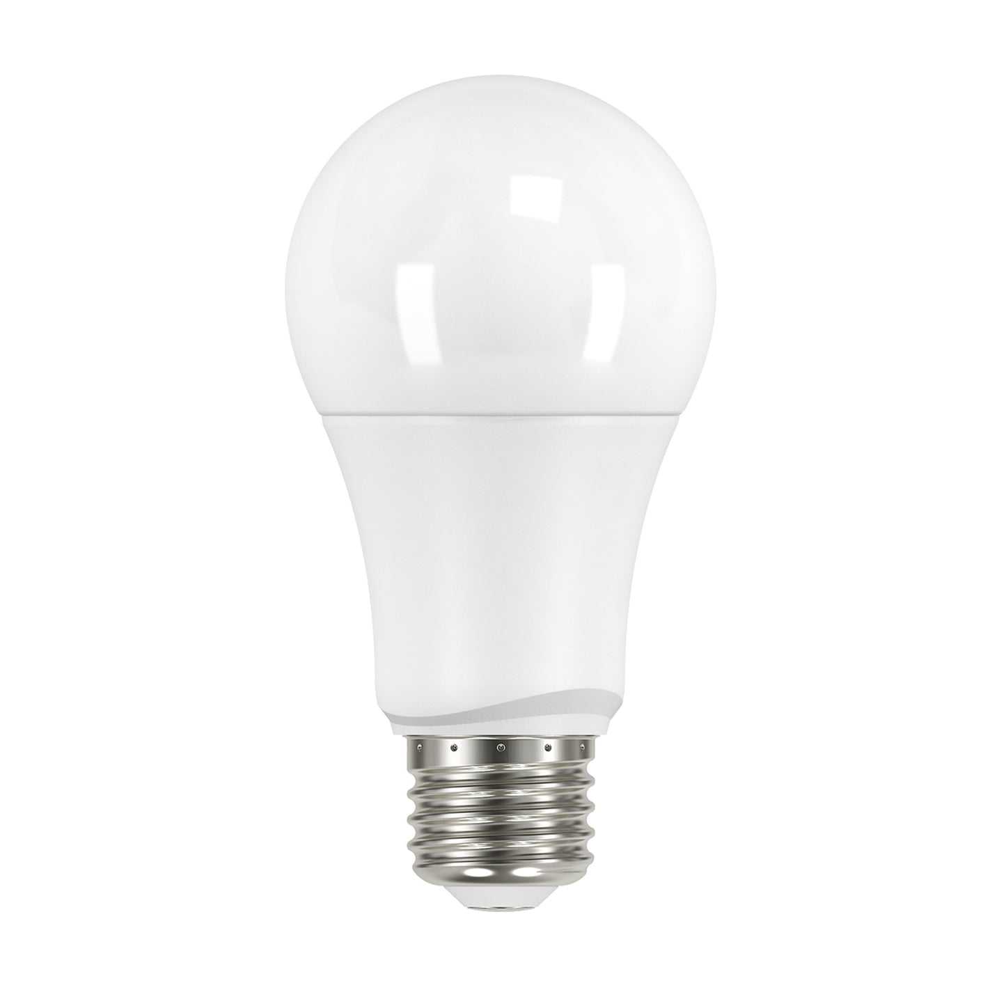 9.5 Watt; A19 LED; Frosted; 2700K Medium base; 220 deg. Beam Angle; 120 Volt; Non-Dimmable