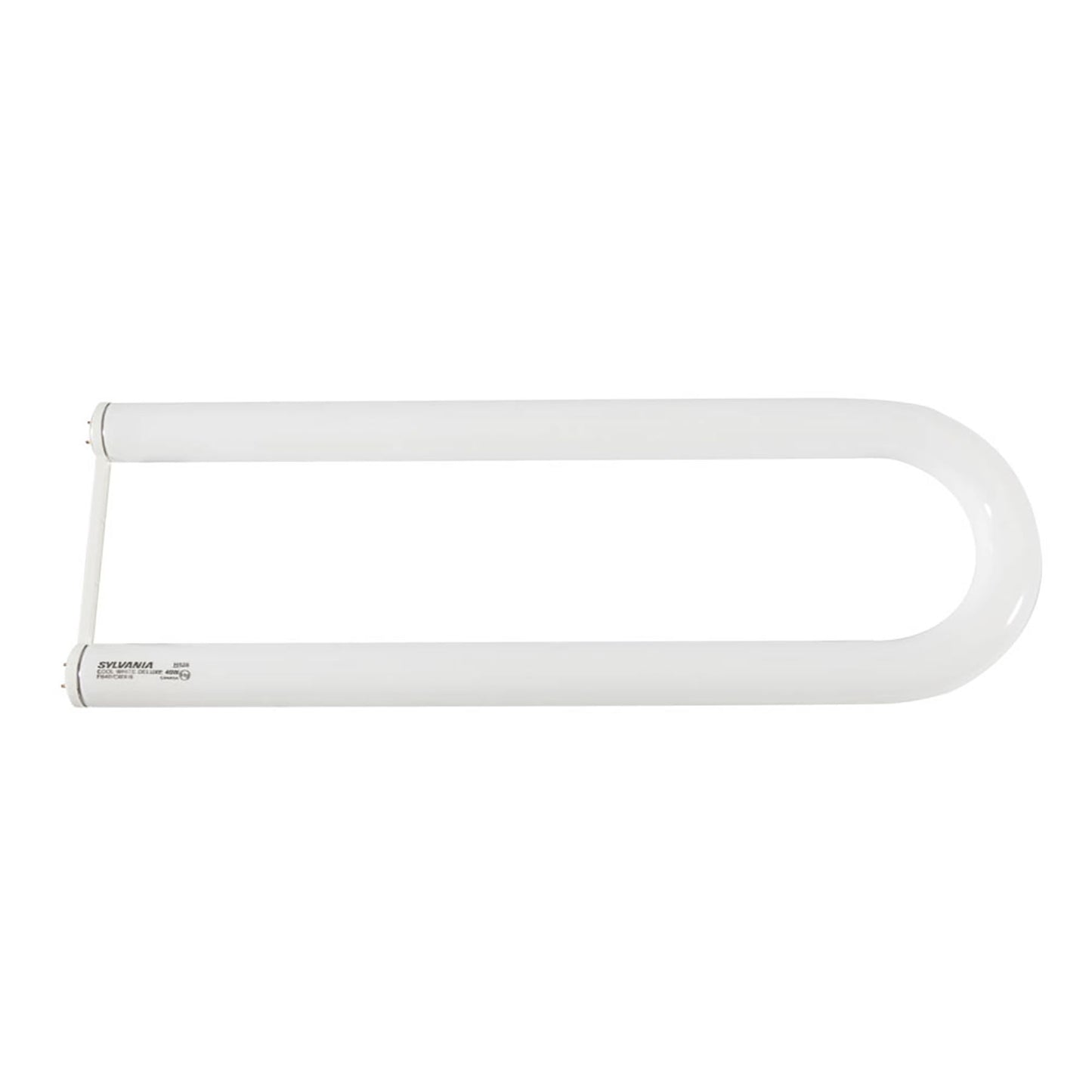 40 Watt; T12; U-Bend Fluorescent; 4100K Cool White; 87 CRI; Medium Bi Pin base