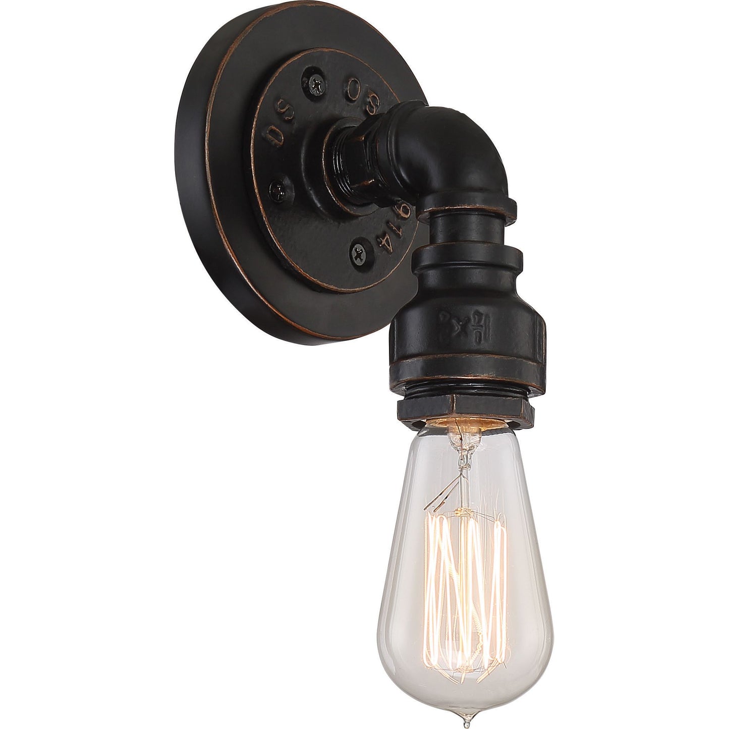 Iron - 1 Light Vantity - Industrial Bronze Finish
