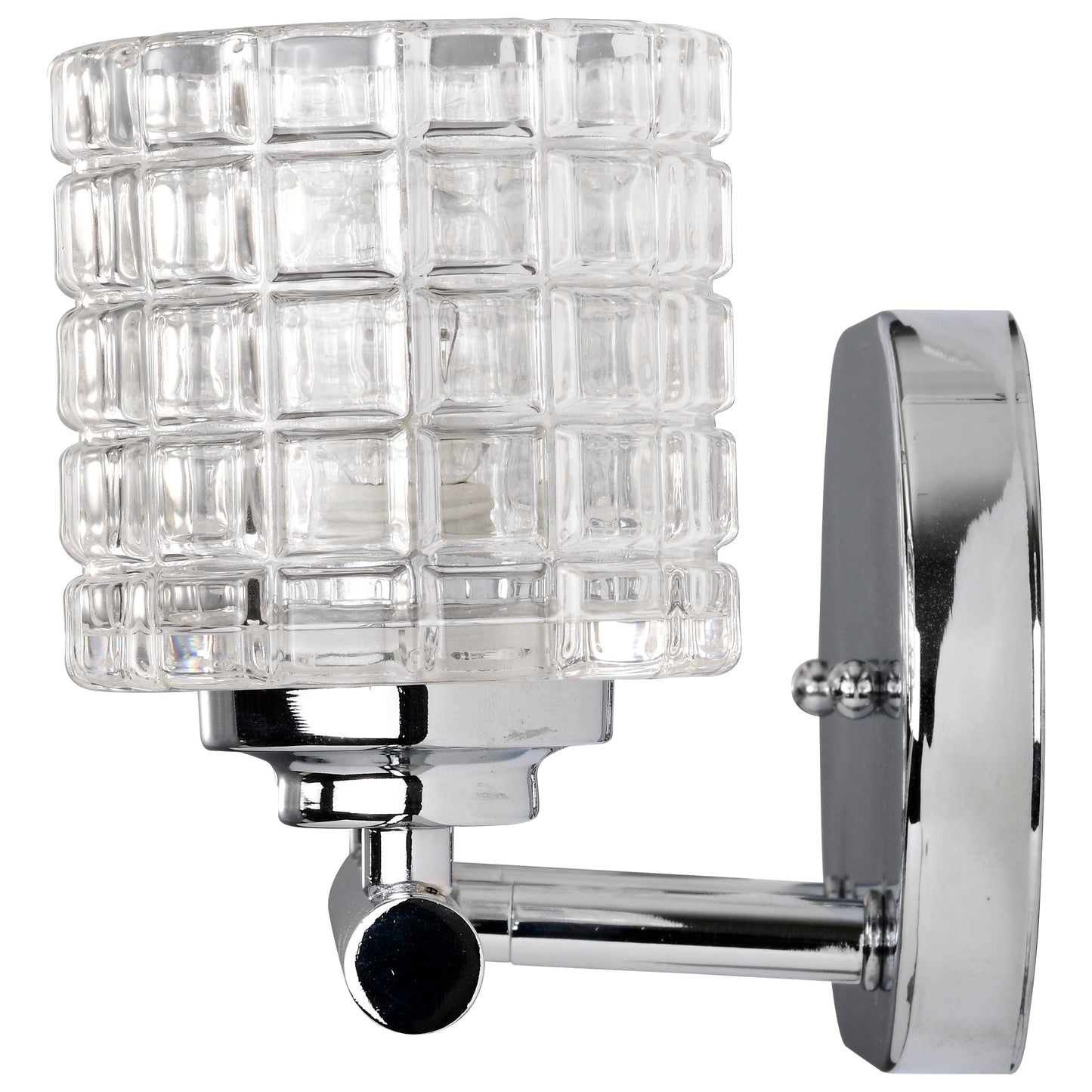 Votive - 3 Light Vanity with Clear Glass - Polished Nickel Finish