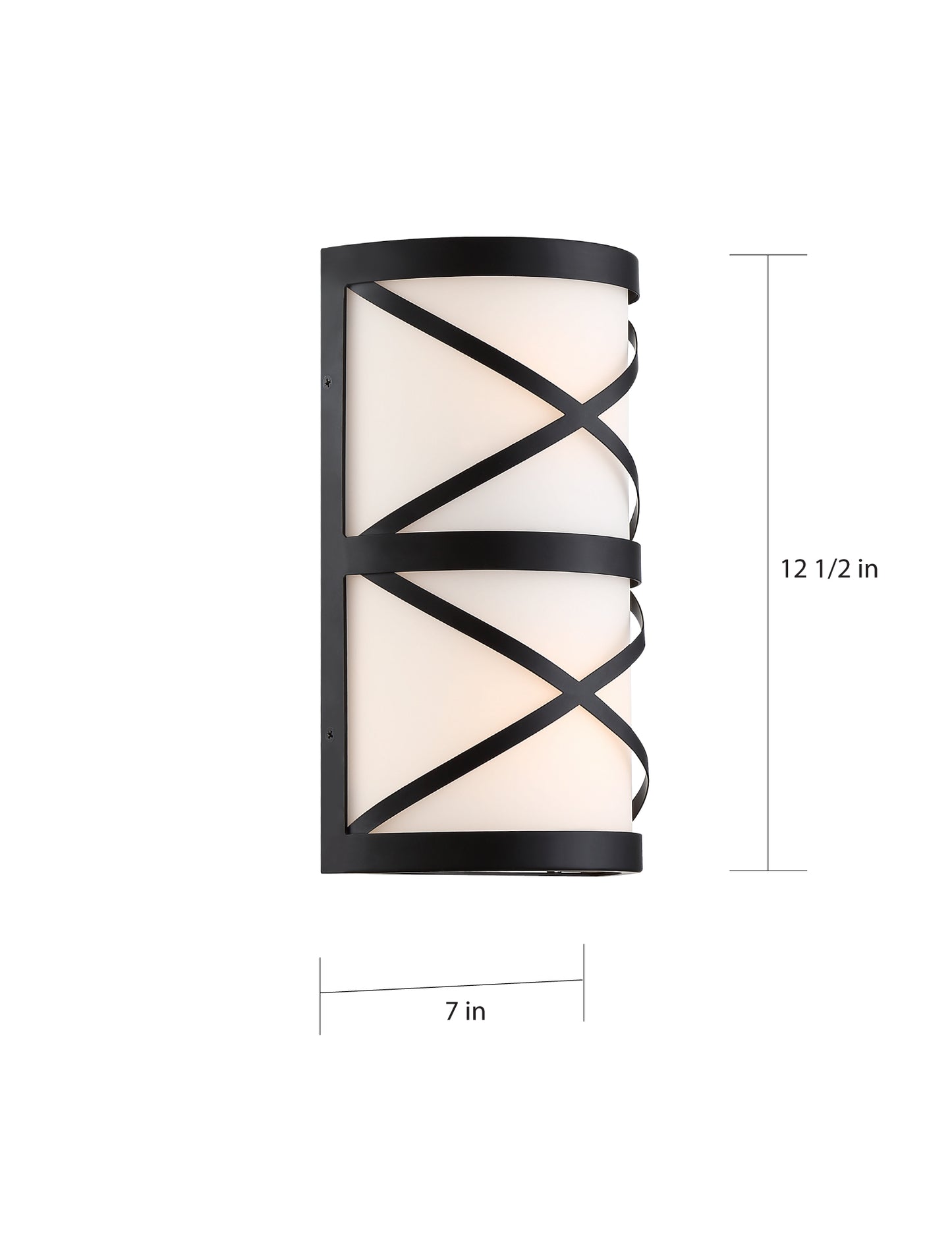 Sylph - 2 Light Vanity - with Satin White Glass - Aged Bronze Finish