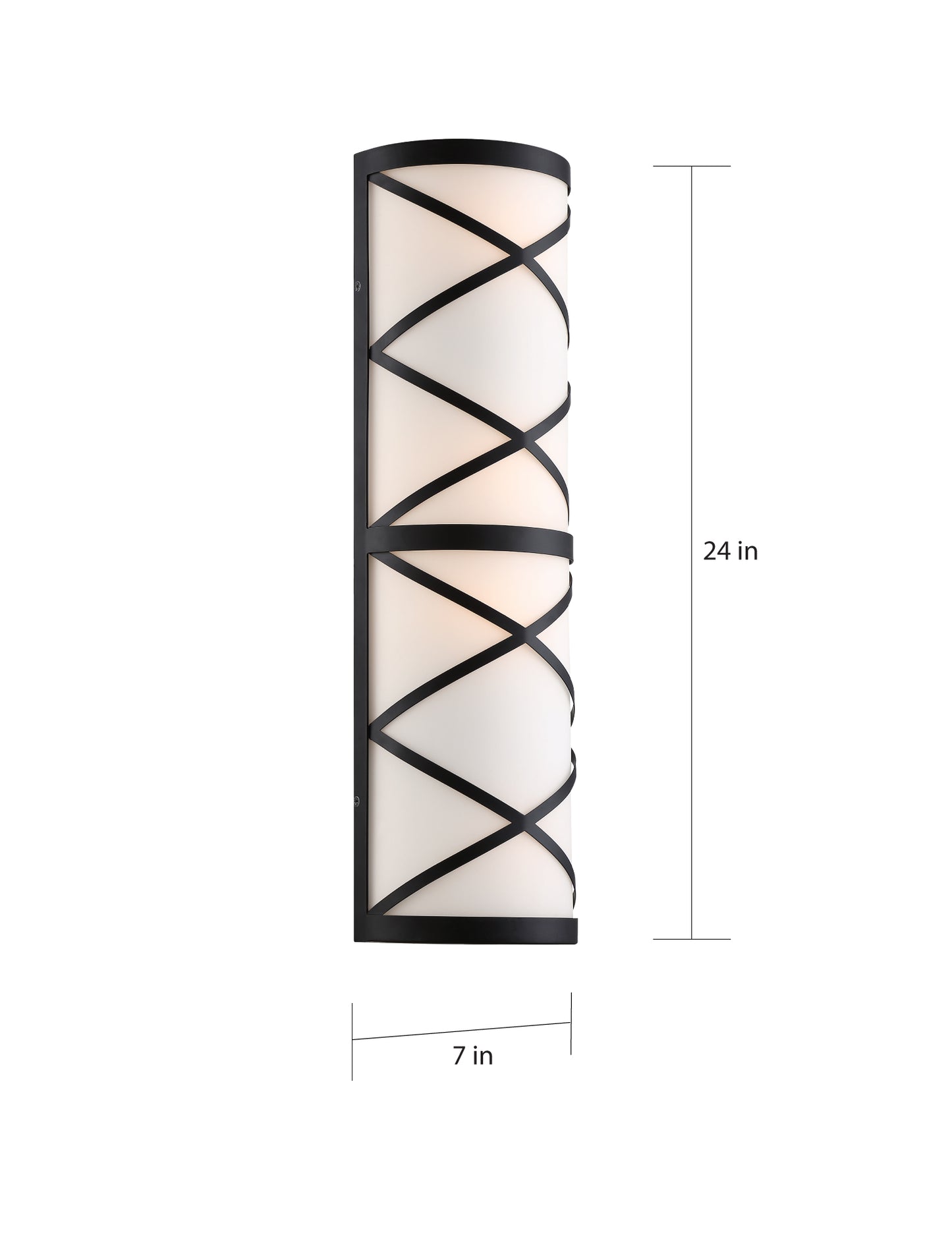 Sylph - 4 Light Vanity - with Satin White Glass - Aged Bronze Finish