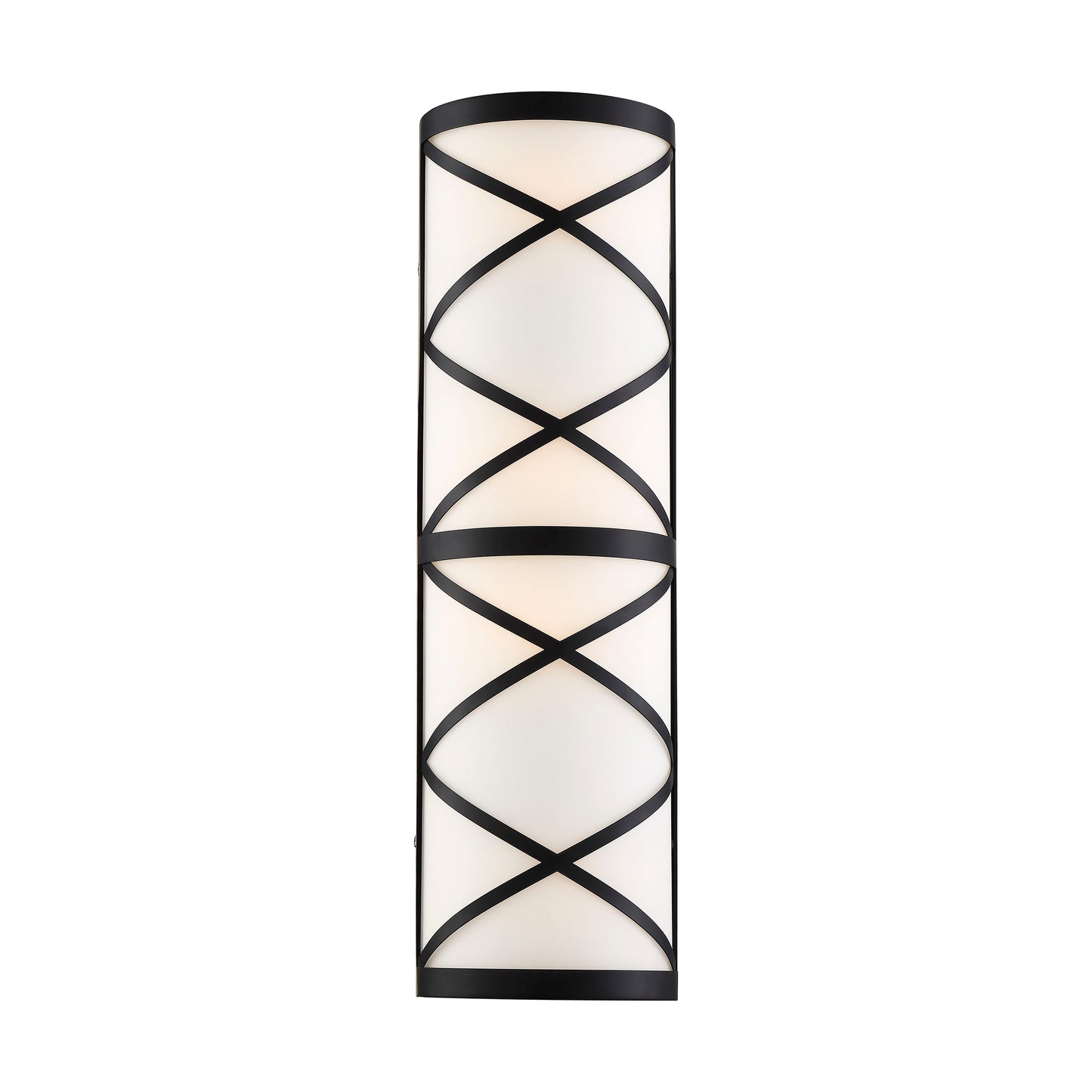 Sylph - 4 Light Vanity - with Satin White Glass - Aged Bronze Finish