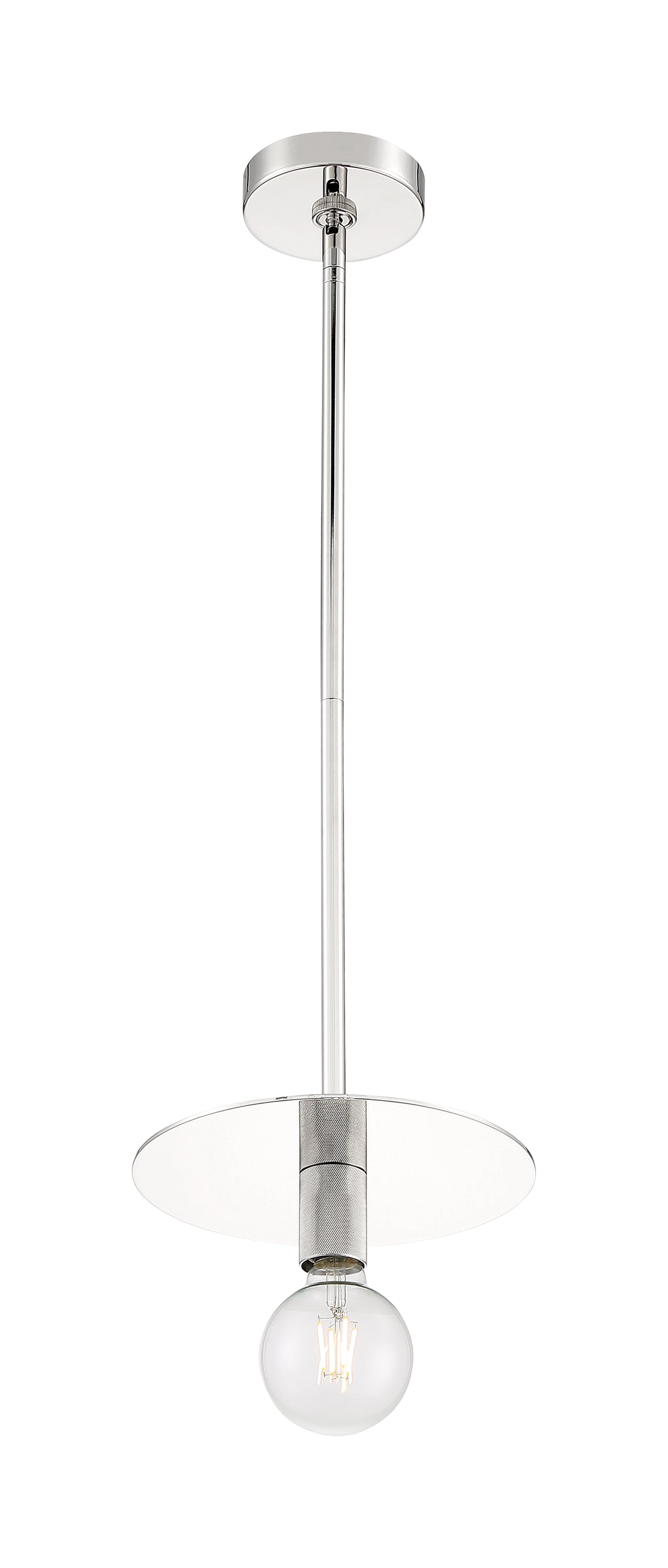 Bizet - 1 Light Mini Pendant with Polished Nickel Finish