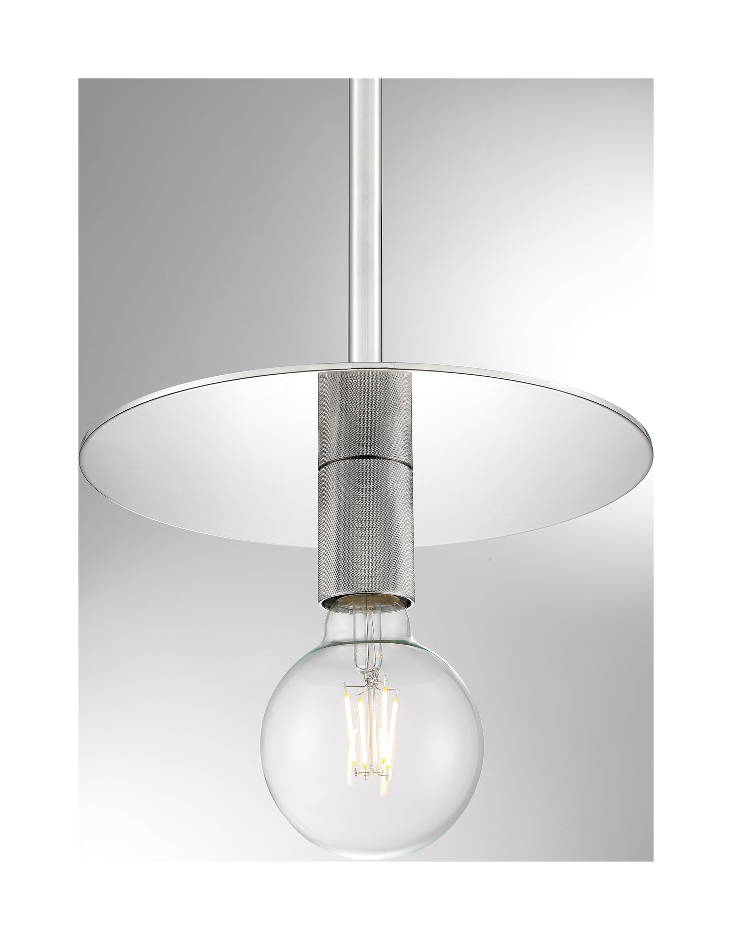 Bizet - 1 Light Mini Pendant with Polished Nickel Finish