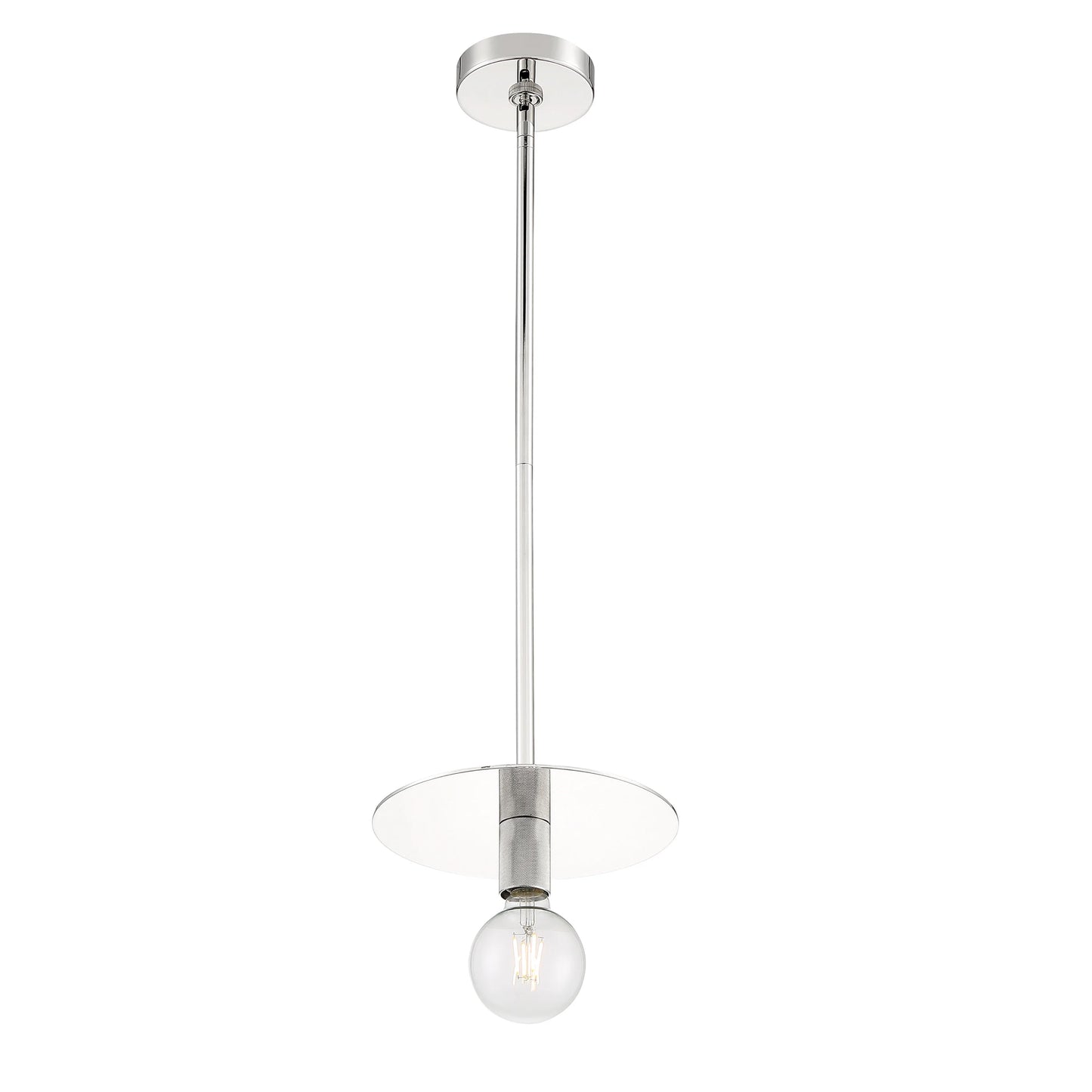 Bizet - 1 Light Mini Pendant with Polished Nickel Finish