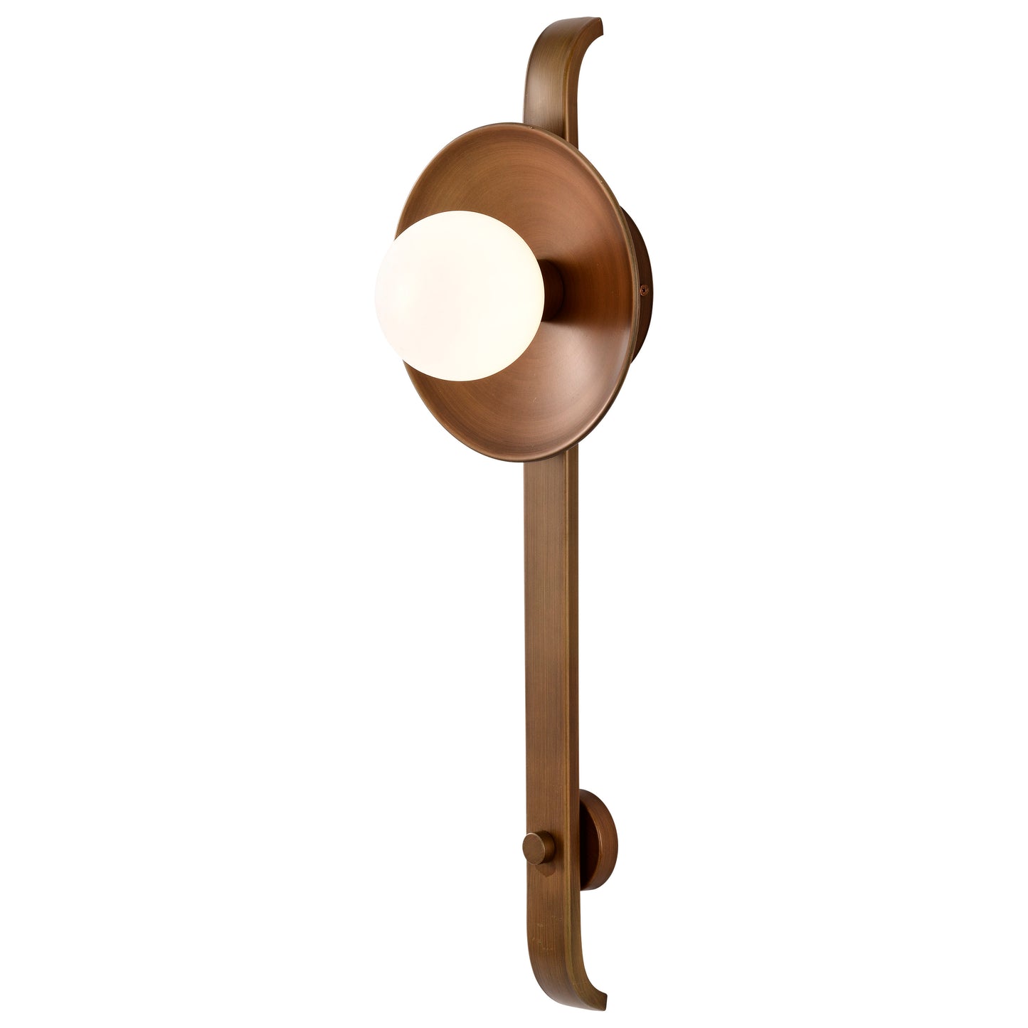 Colby 1 Light Wall Sconce - Natural Brass Finish