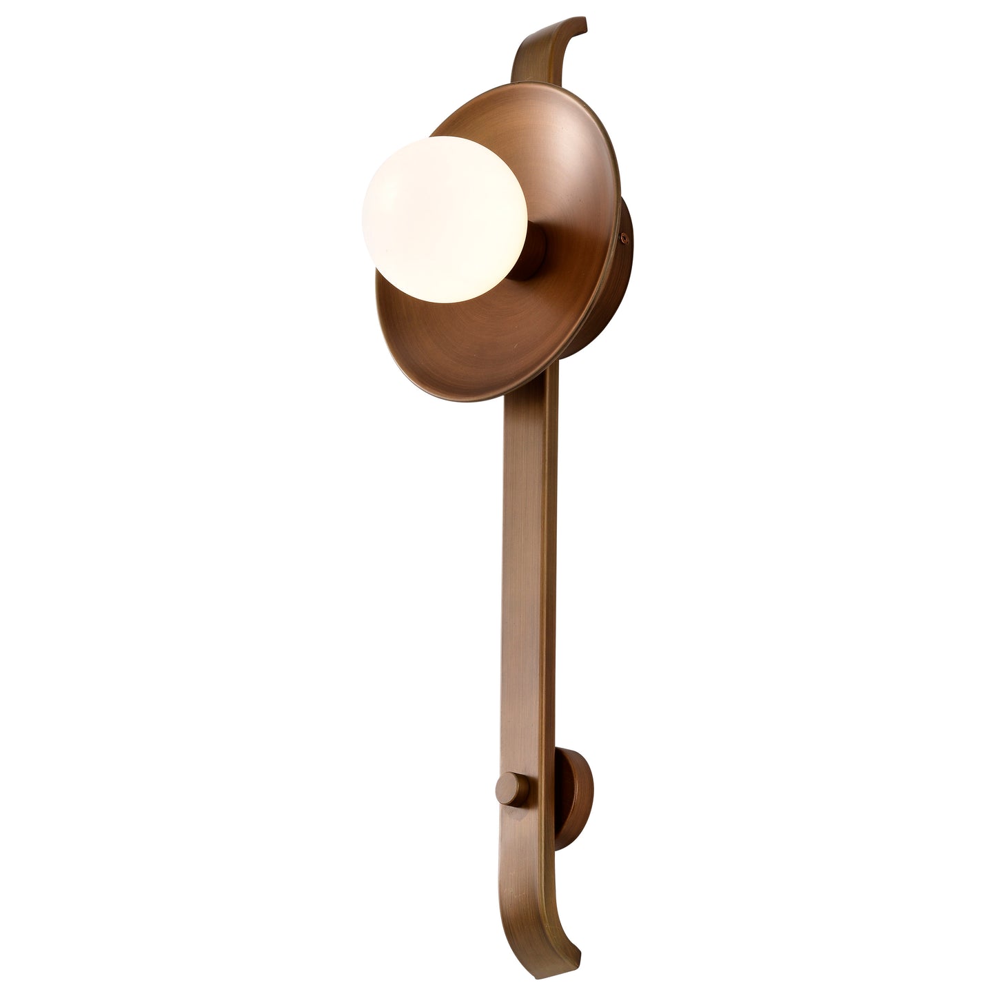 Colby 1 Light Wall Sconce - Natural Brass Finish
