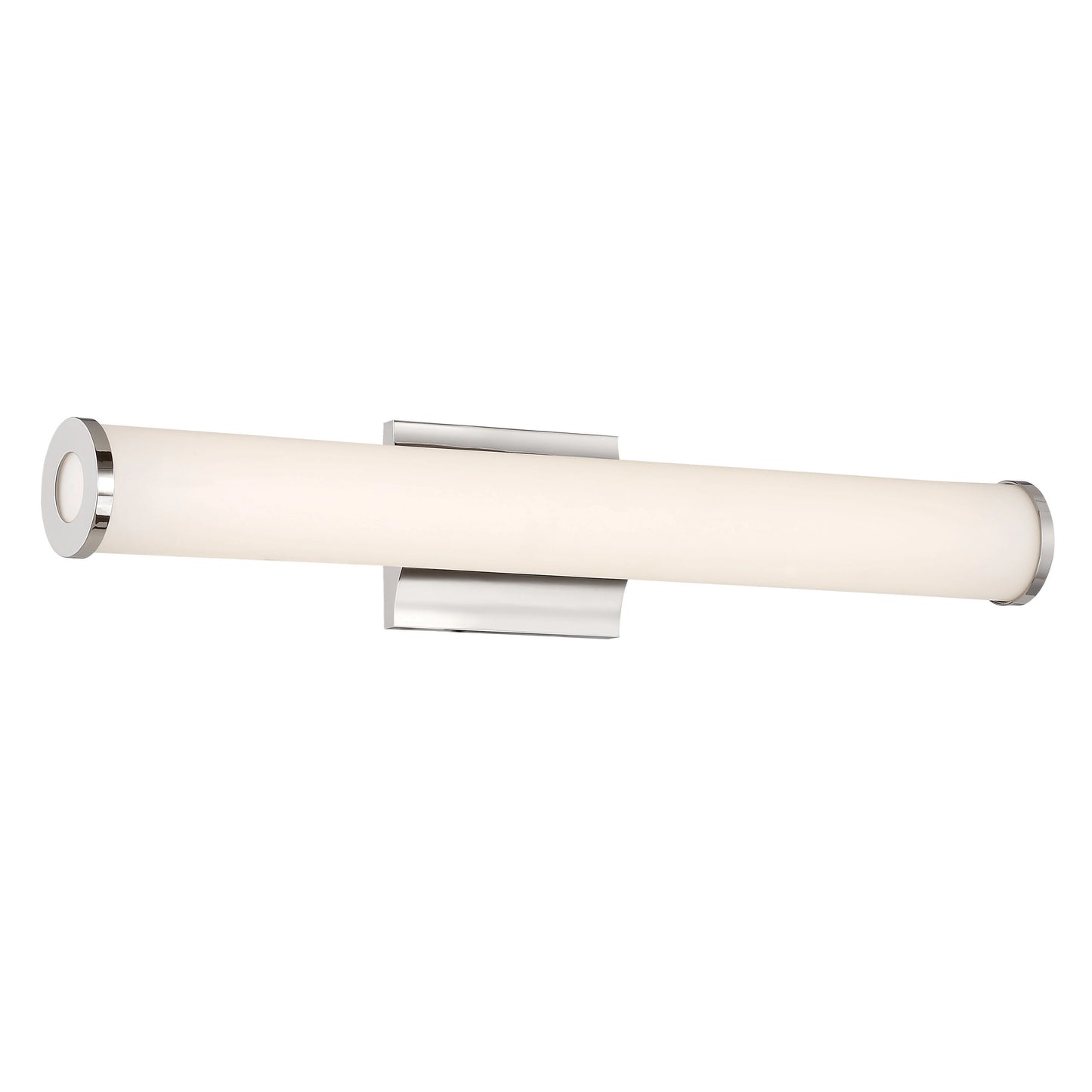 Saber - 25" LED Vanity with White Acrylic Diffuser - Polished Nickel Finish