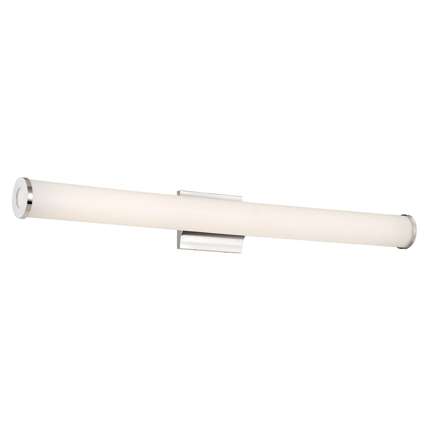Saber - 37" LED Vanity with White Acrylic Diffuser - Polished Nickel Finish