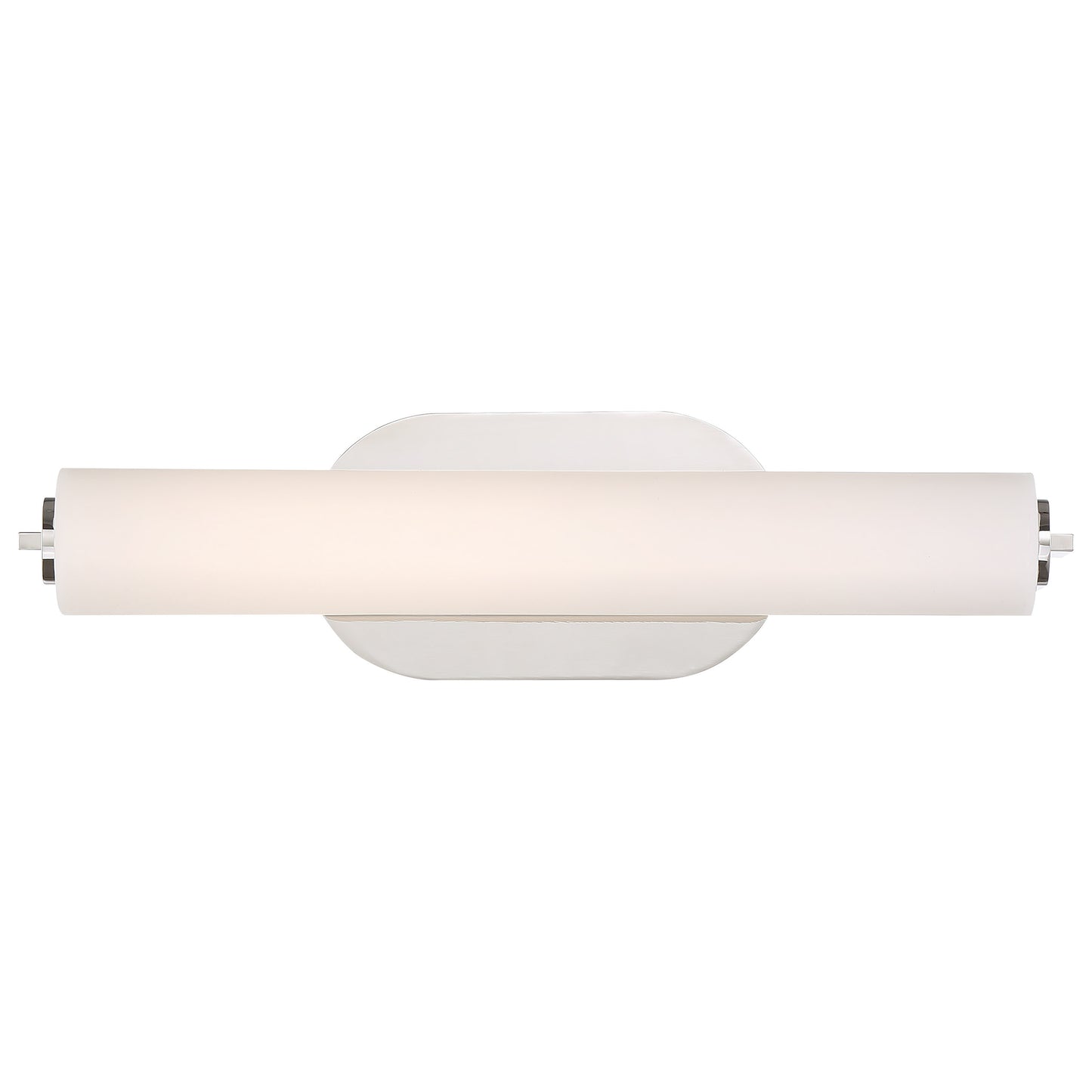 Lana - 14" LED Vanity with White Acrylic - Polished Nickel Finish