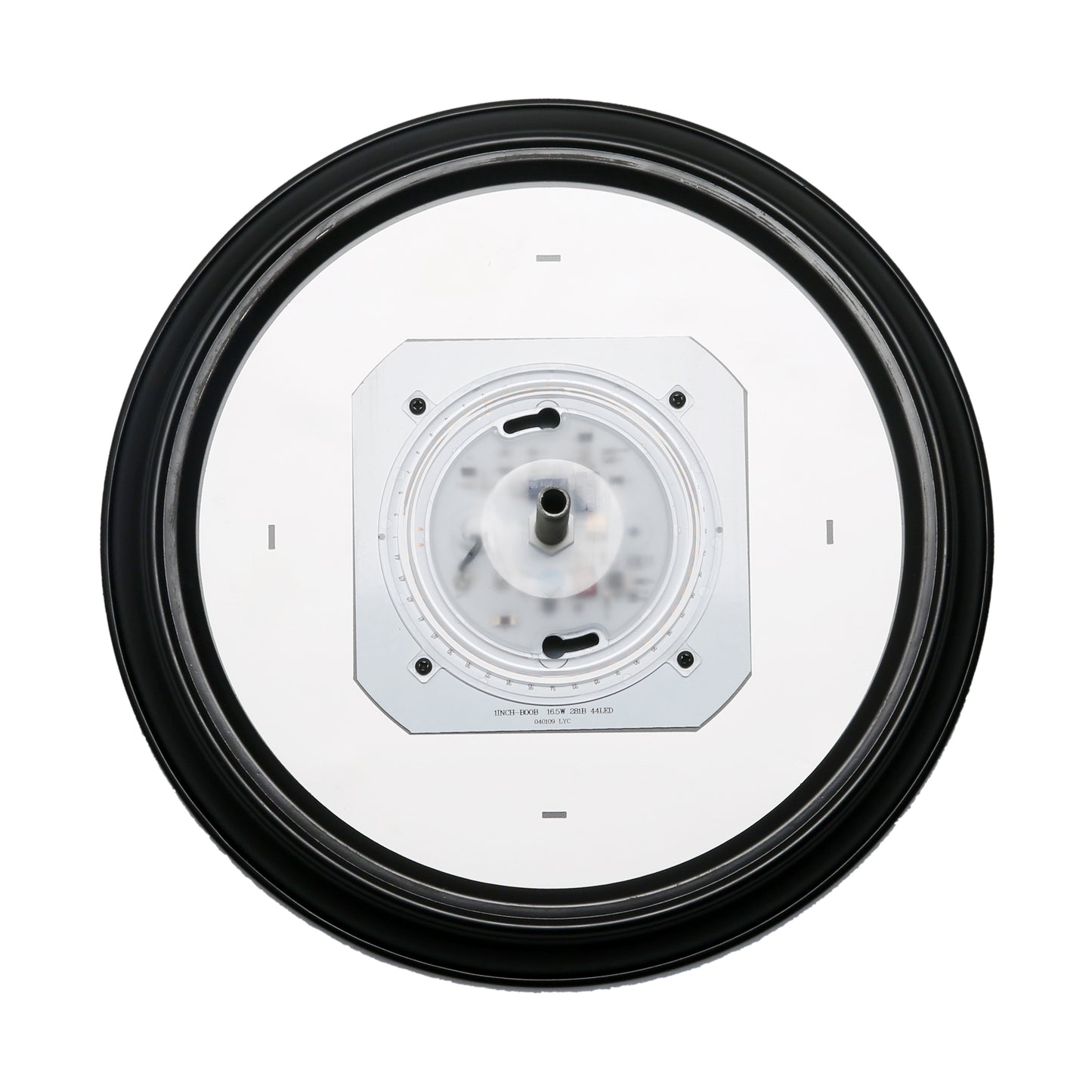 11" LED Flush Dome Fixture; Mahogany Bronze Finish with Frosted Glass