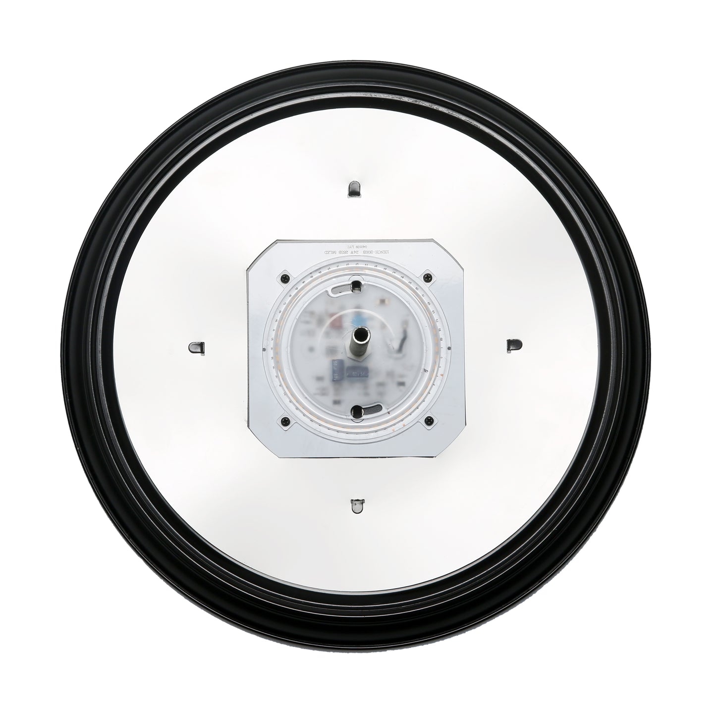 13" LED Flush Dome Fixture; Mahogany Bronze Finish with Frosted Glass