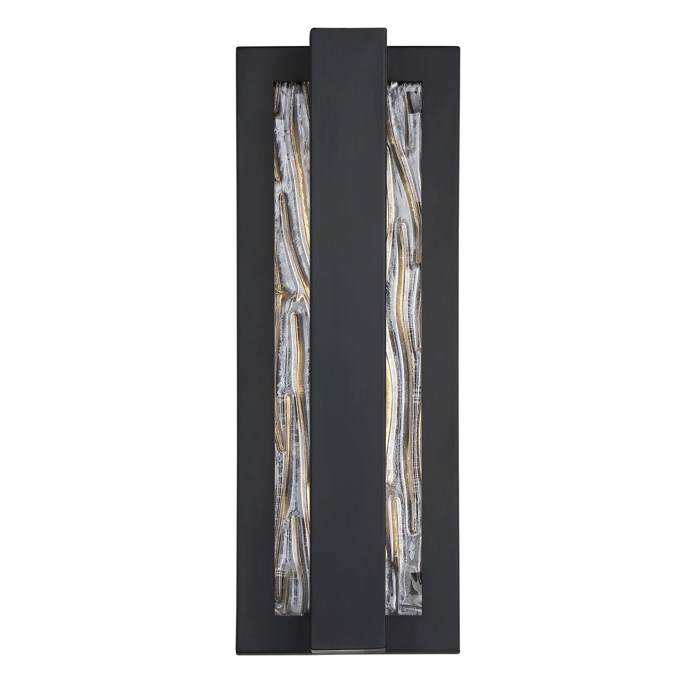 Lucas - LED Wall Sconce with Water Glass - Aged Bronze Finish
