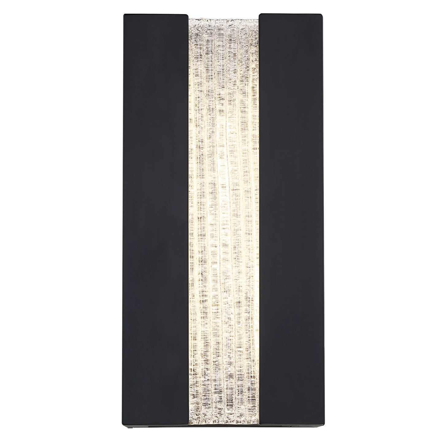 Zorin - LED Wall Sconce with Crackle Glass - Aged Bronze Finish