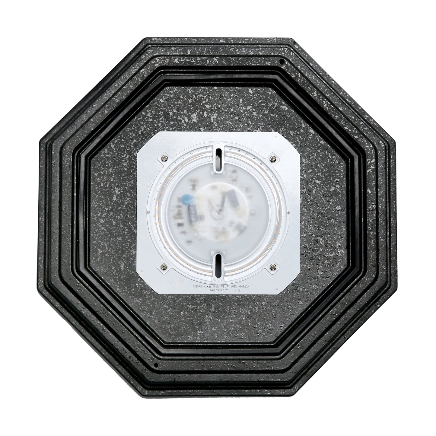 LED Spider Cage Fixture; White Finish with Frosted Glass