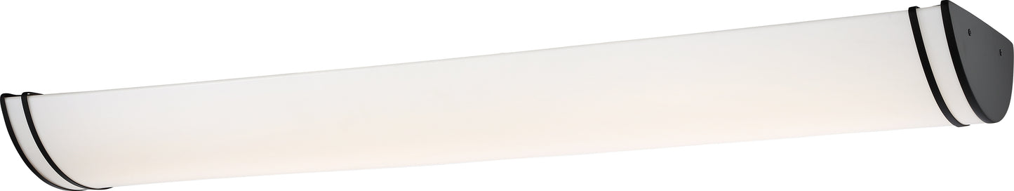 Glamour LED - 25"- Vanity with White Acrylic Lens - Black Finish