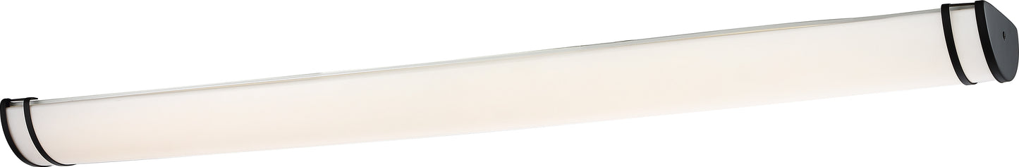 Glamour LED - 49"- Vanity with White Acrylic Lens - Black Finish