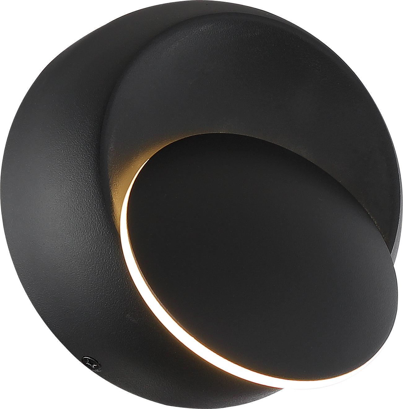 Pinion - Outdoor LED Sconce - Black Finish