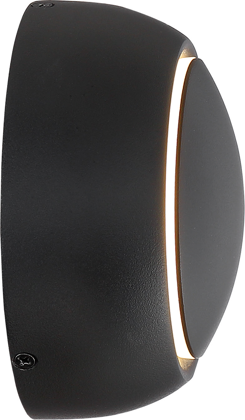 Pinion - Outdoor LED Sconce - Black Finish
