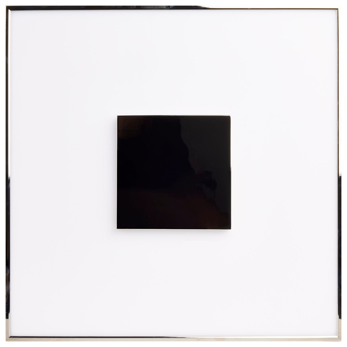 31.5W; 17" Flush Mount LED Fixture; Square Shape; Polished Nickel Finish